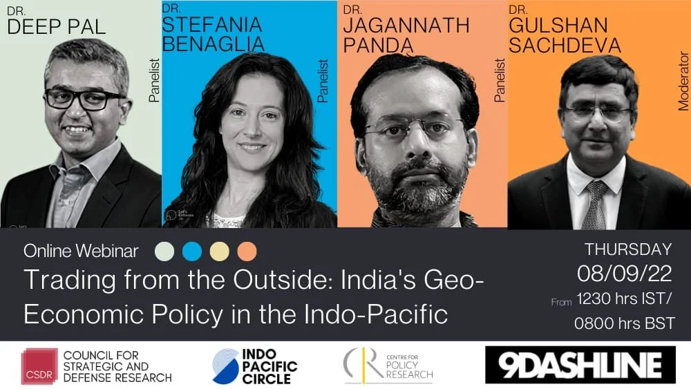 Announcing webinar: India's geoeconomic policy in the Indo-Pacific