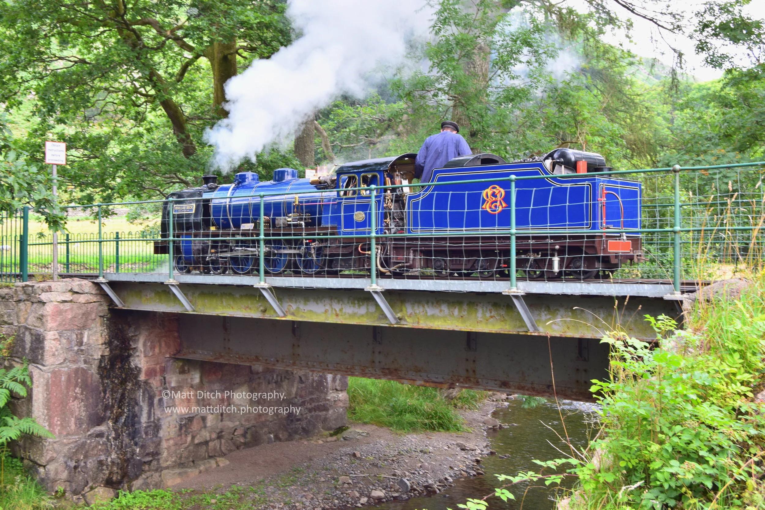  Whillan Beck stands over it’s namesake, Whillan Beck at Dalegarth. 