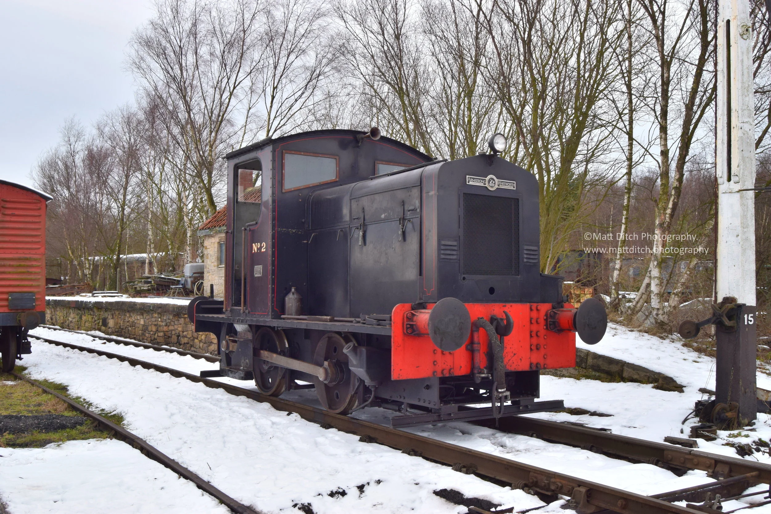  D22 at the now disused Marley Hill station  