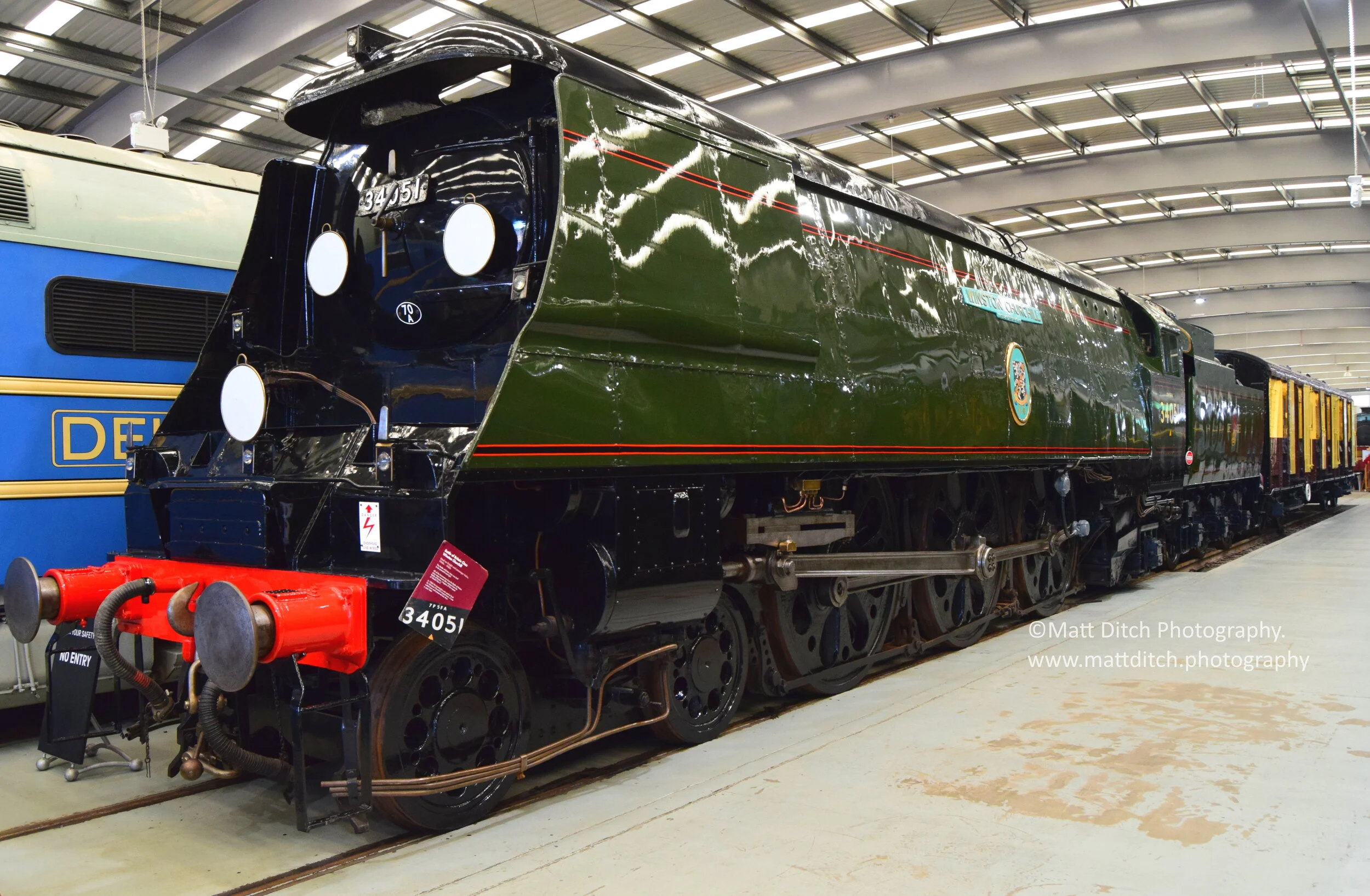  Southern Railway Battle of Britain class “Winston Churchill”. 