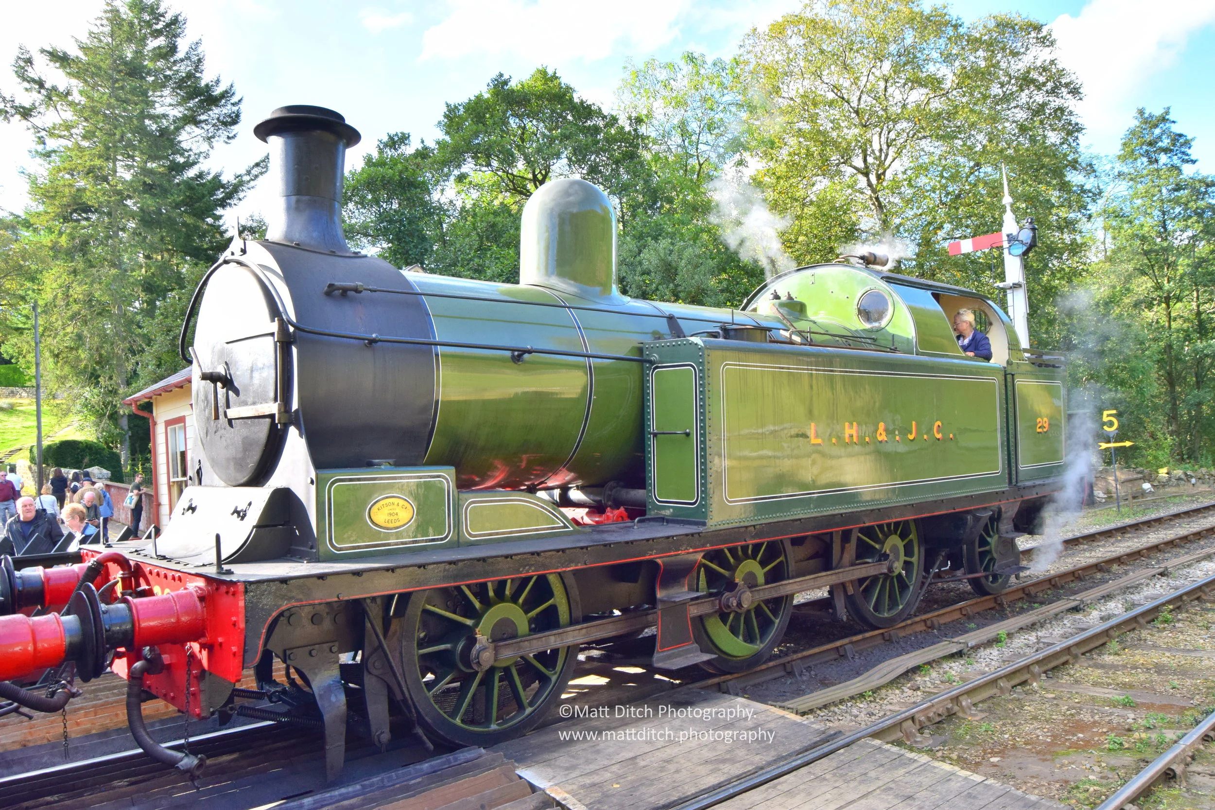  Lambton Tank No.29 at Goathland.  