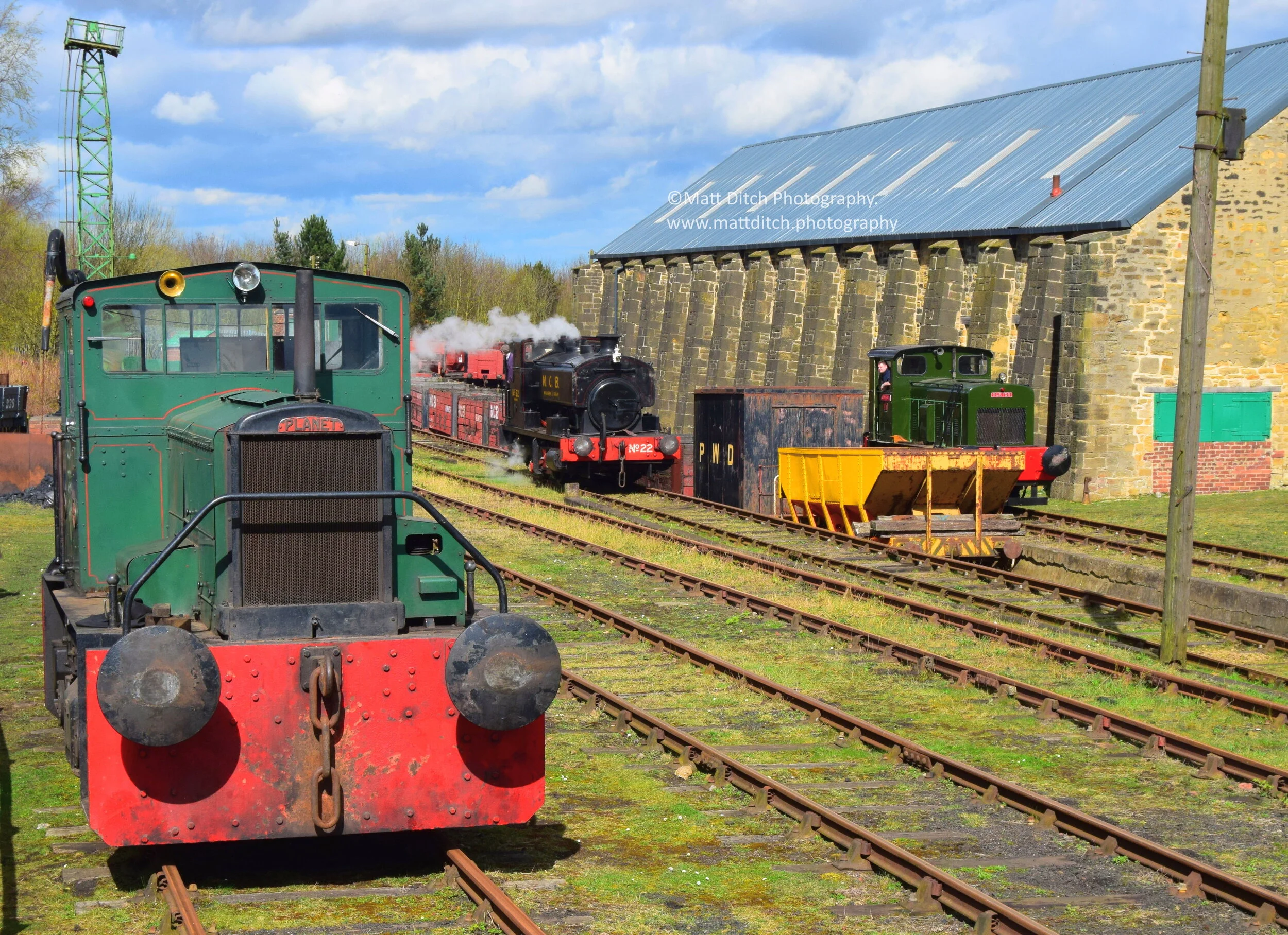  Planet No.101, another original Bowes loco, No.22 and “Redheugh”. 