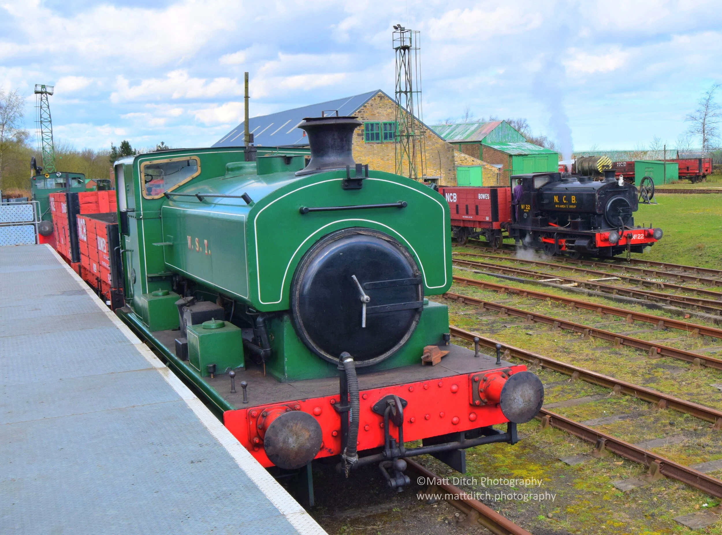  The Andrew Barclays together. W.S.T &amp; No.22. Both now requiring extensive overhauls.  