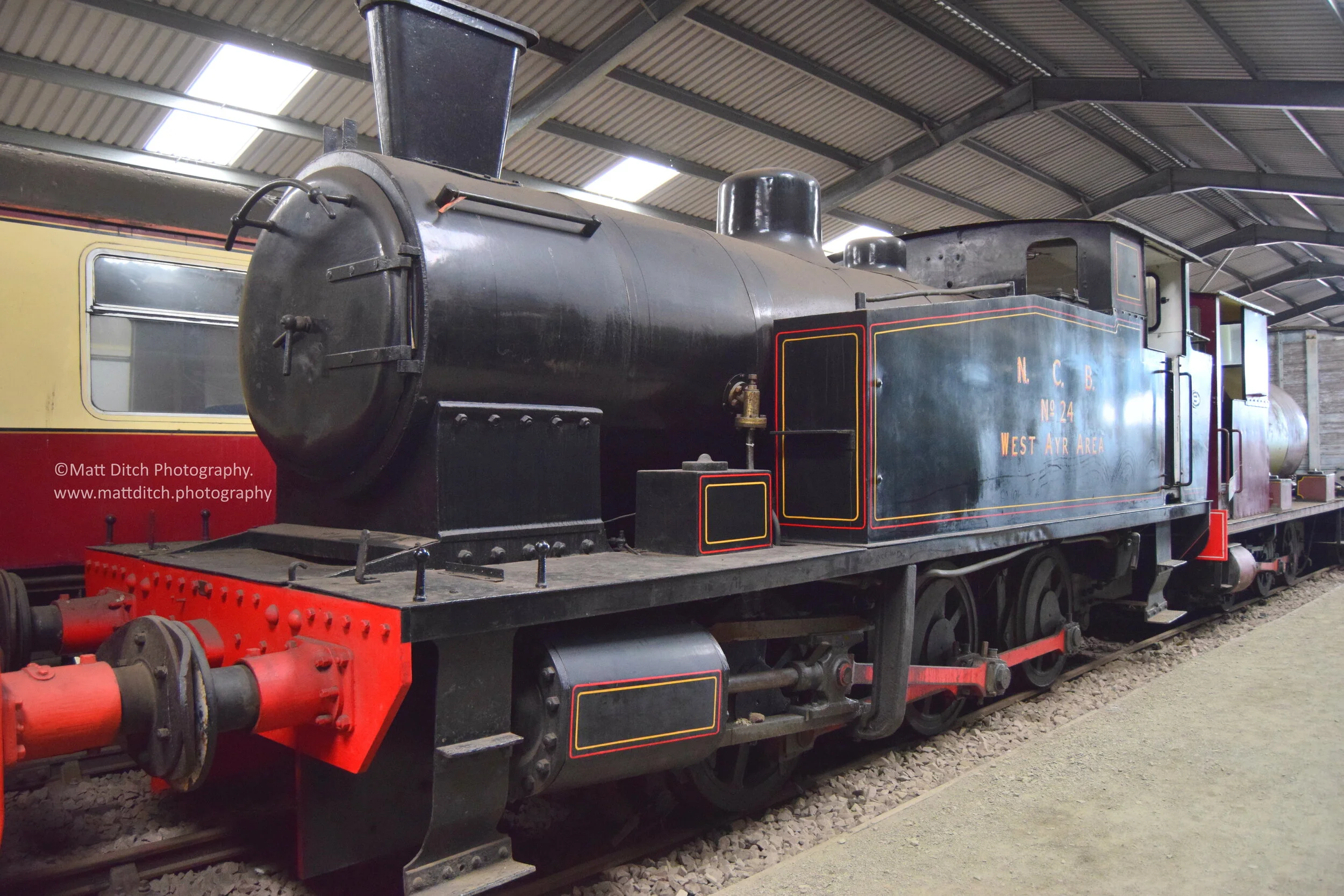  Andrew Barclay 0-6-0T National Coal Board West Ayr Area No.24 