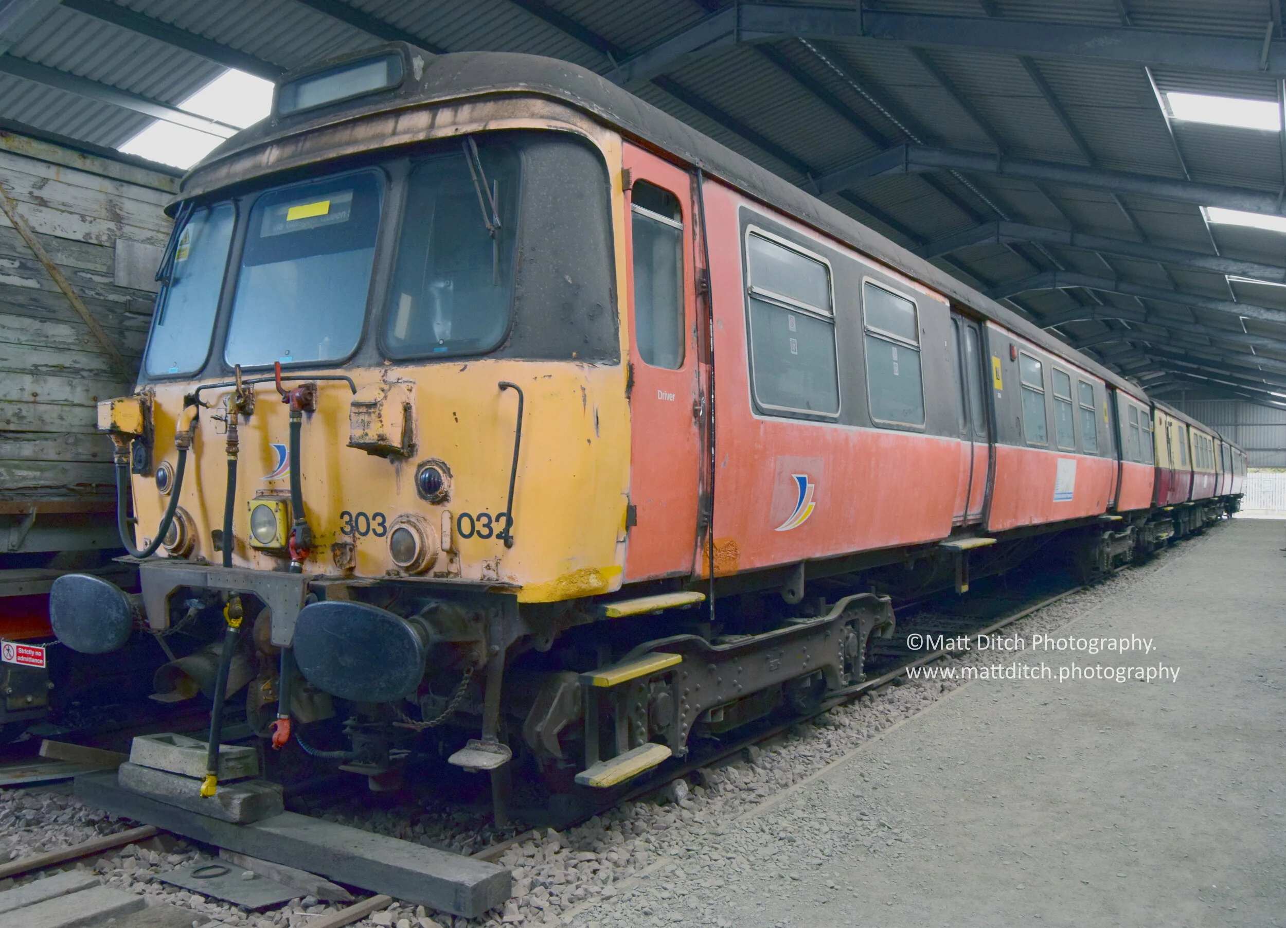  Glasgow “Blue Train” 3 car EMU. 