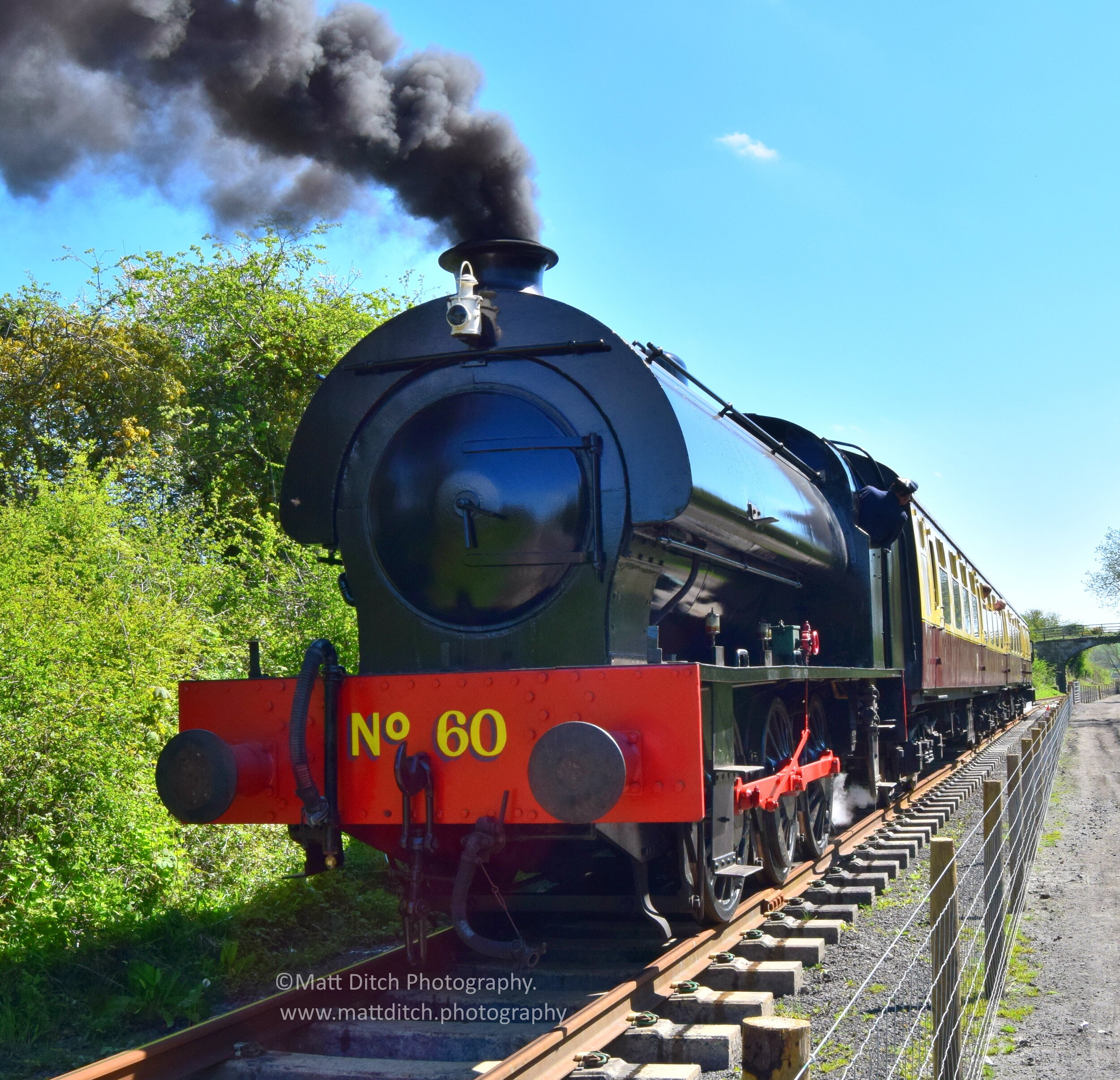  No.60 at the then limit of passenger trains. The railway hope to open there new station at Greenrigg at about halfway between Lionheart and Alnmouth. 