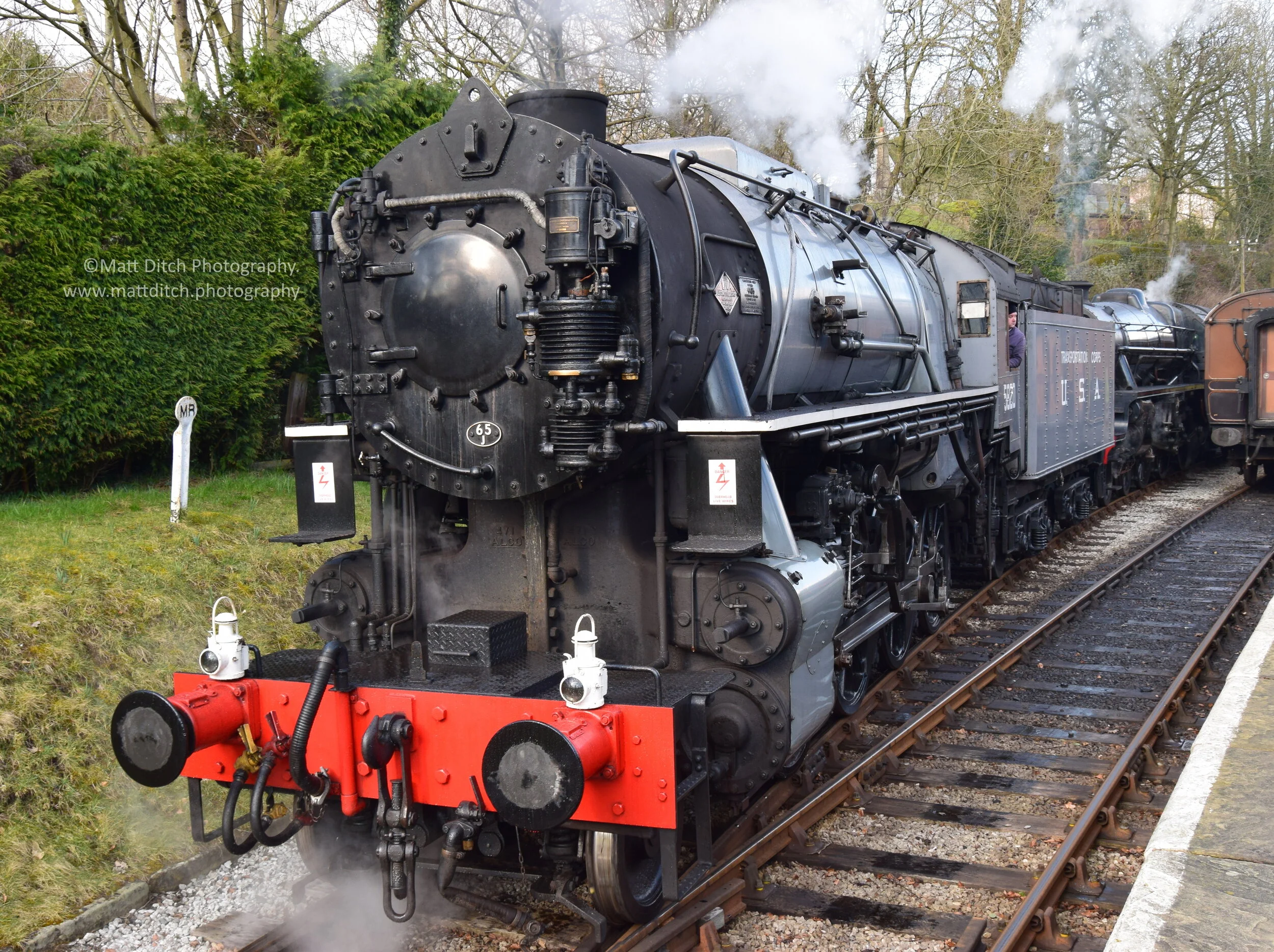 The pair running round at Oxenhope a short while later