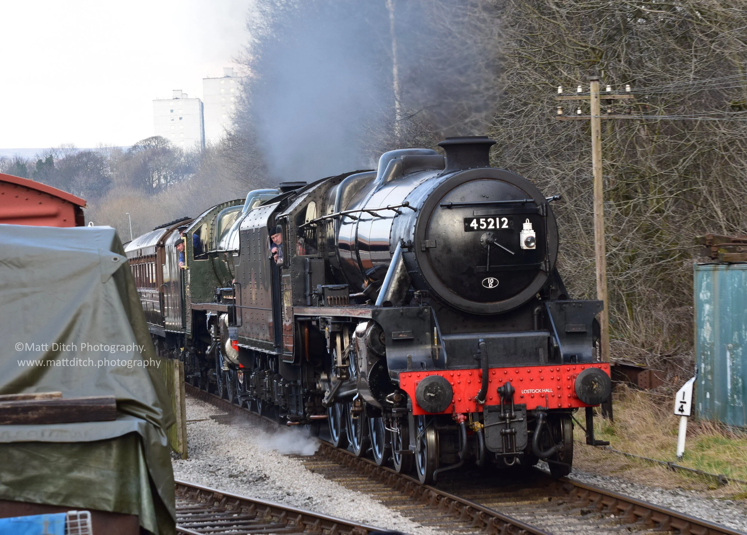 54212 & 45596 approach Ingrow west