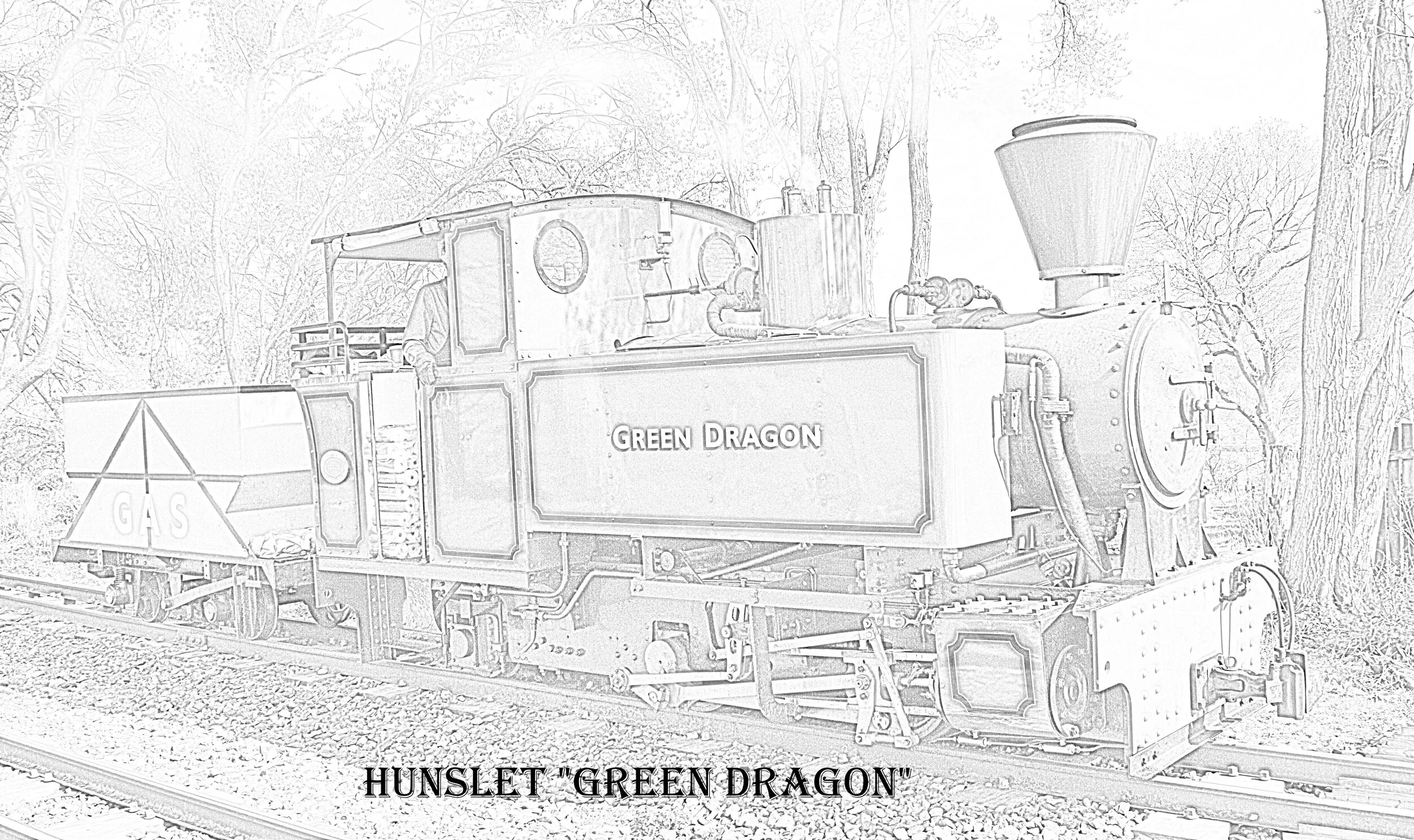 Hunslet "Green Dragon" Link to colouring guide >> https://bit.ly/2yfp9C9