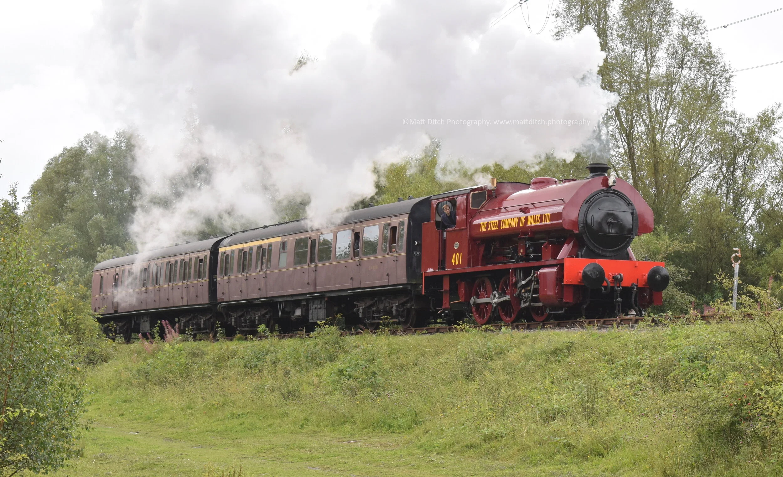 The same train returning a short while later.