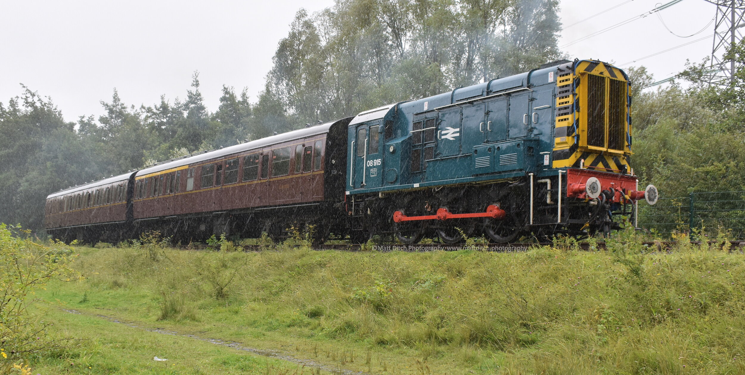 And returning to Middle Engine lane in less than ideal weather conditions! 