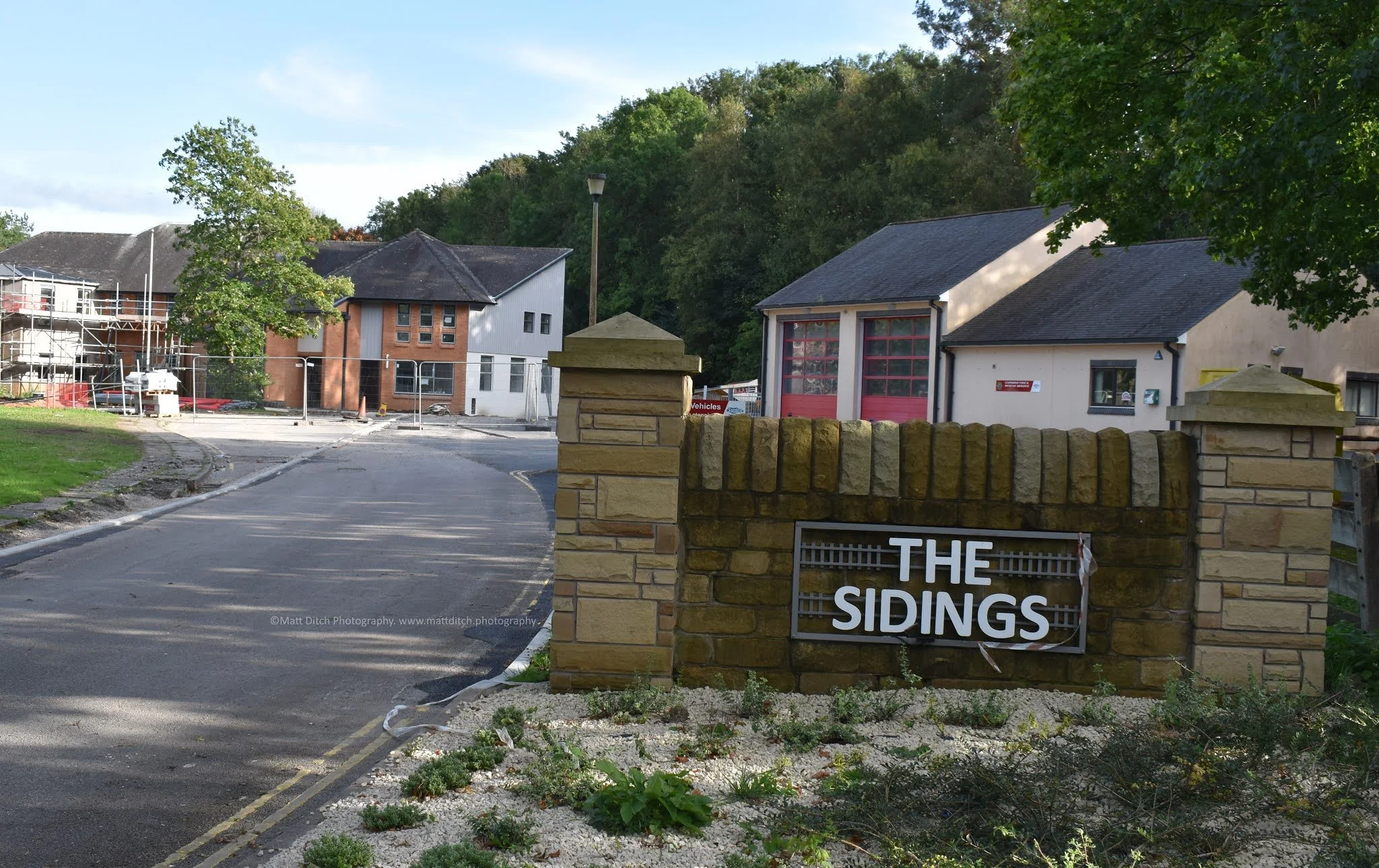 Cockermouth station site in the summer of 2022