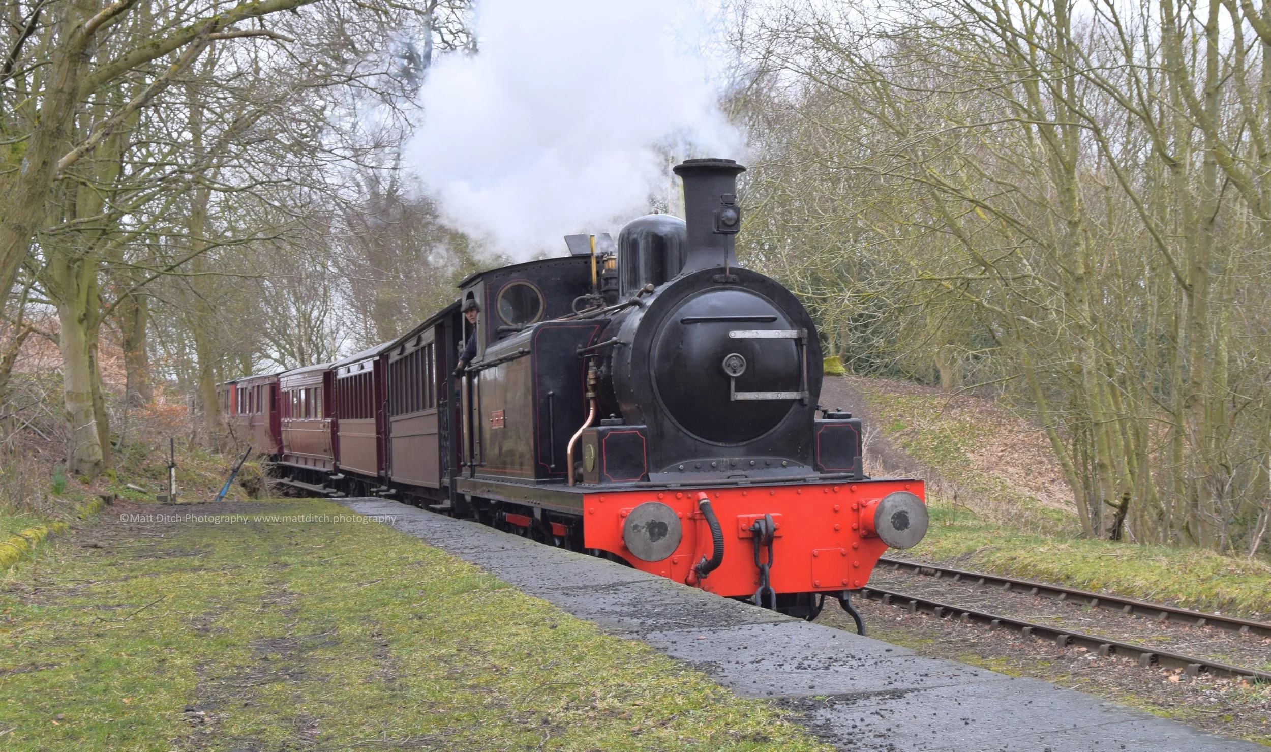 "Twizell" entering Sunniside station 