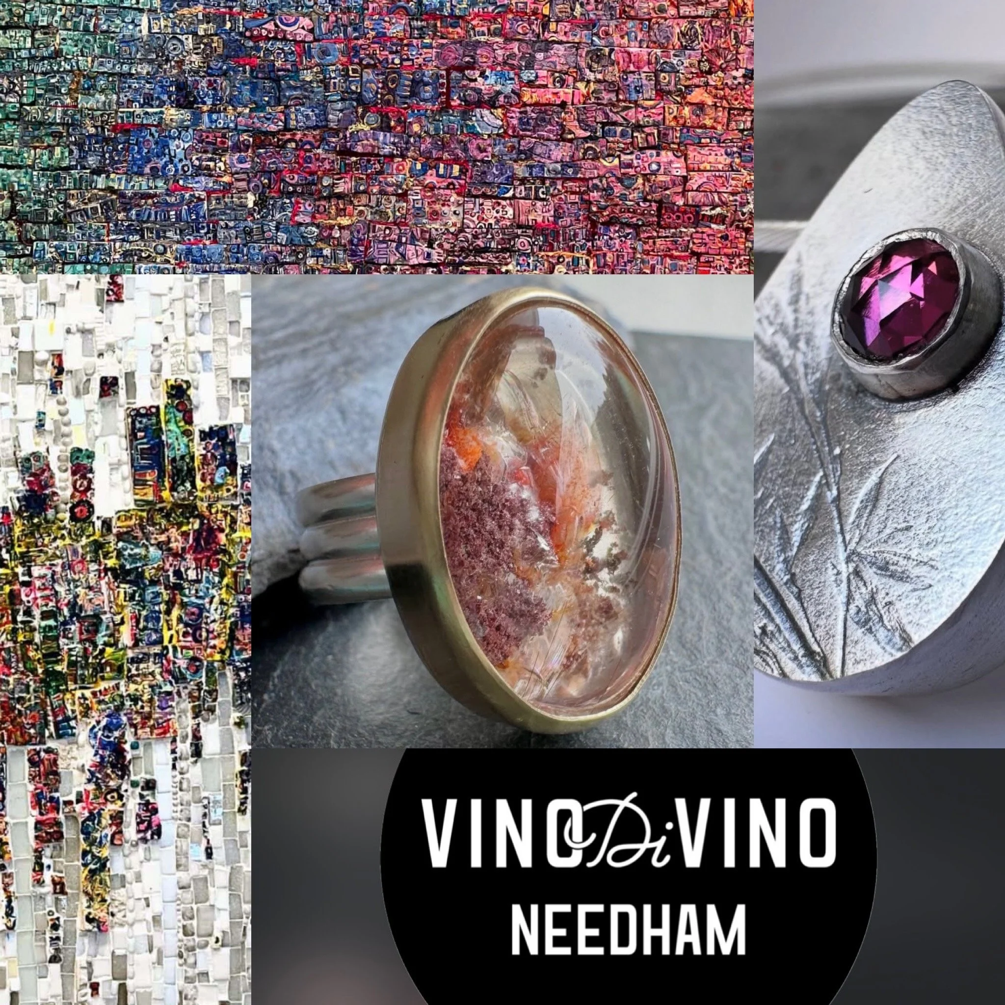 Art &amp; Wine at VinoDivino Needham