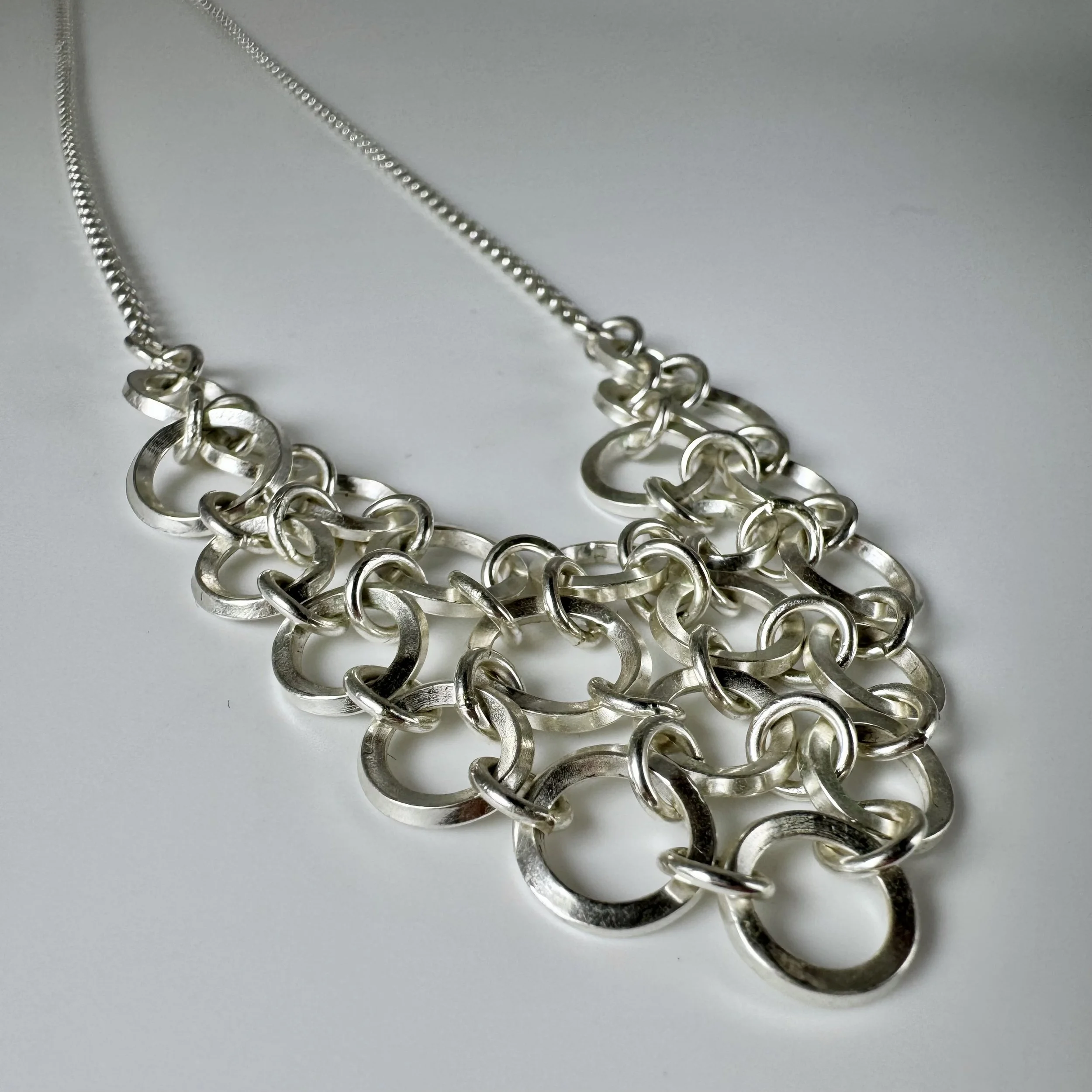 Silver Mesh Neckpiece