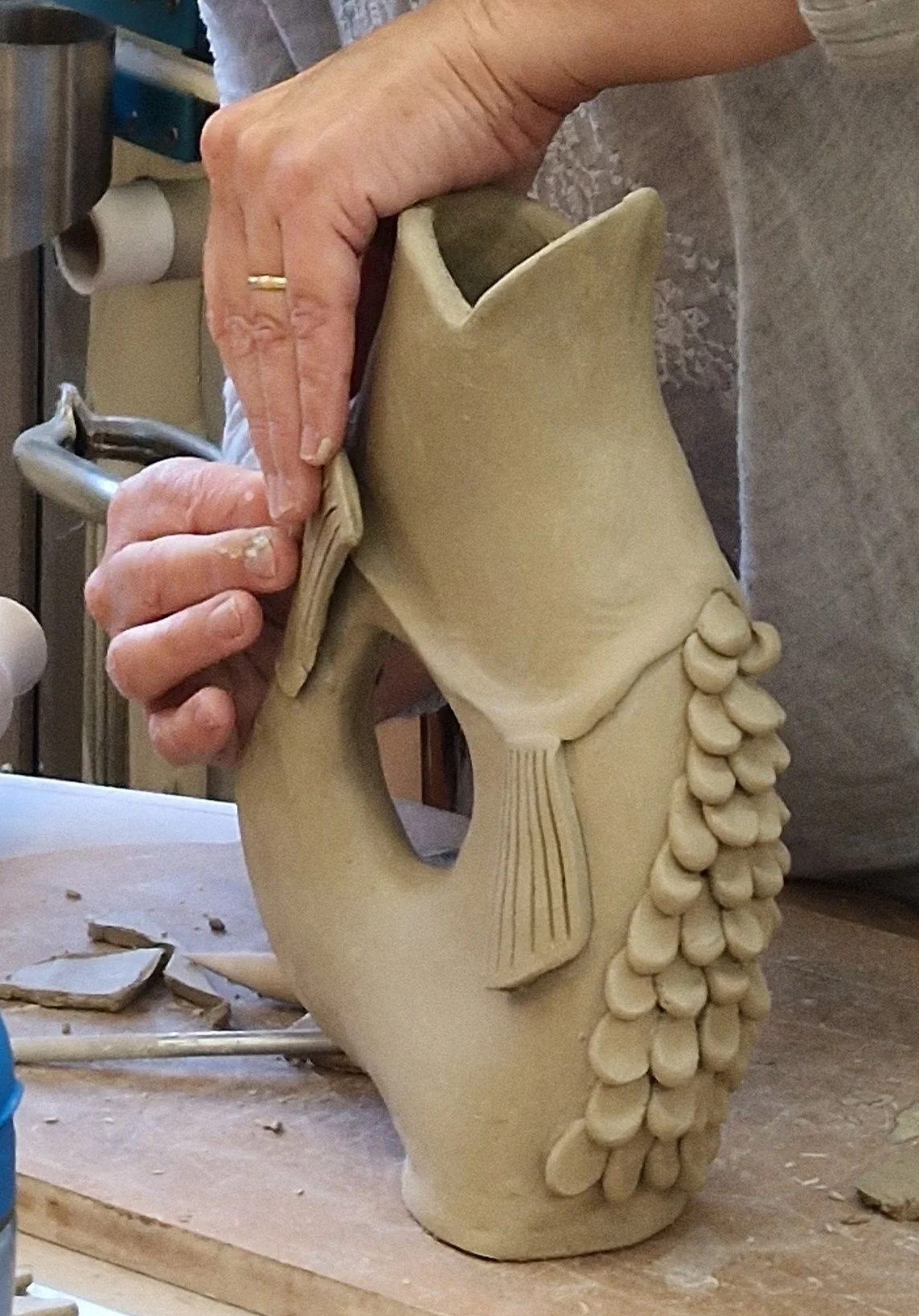 Sculpt a Fish Glug Jug