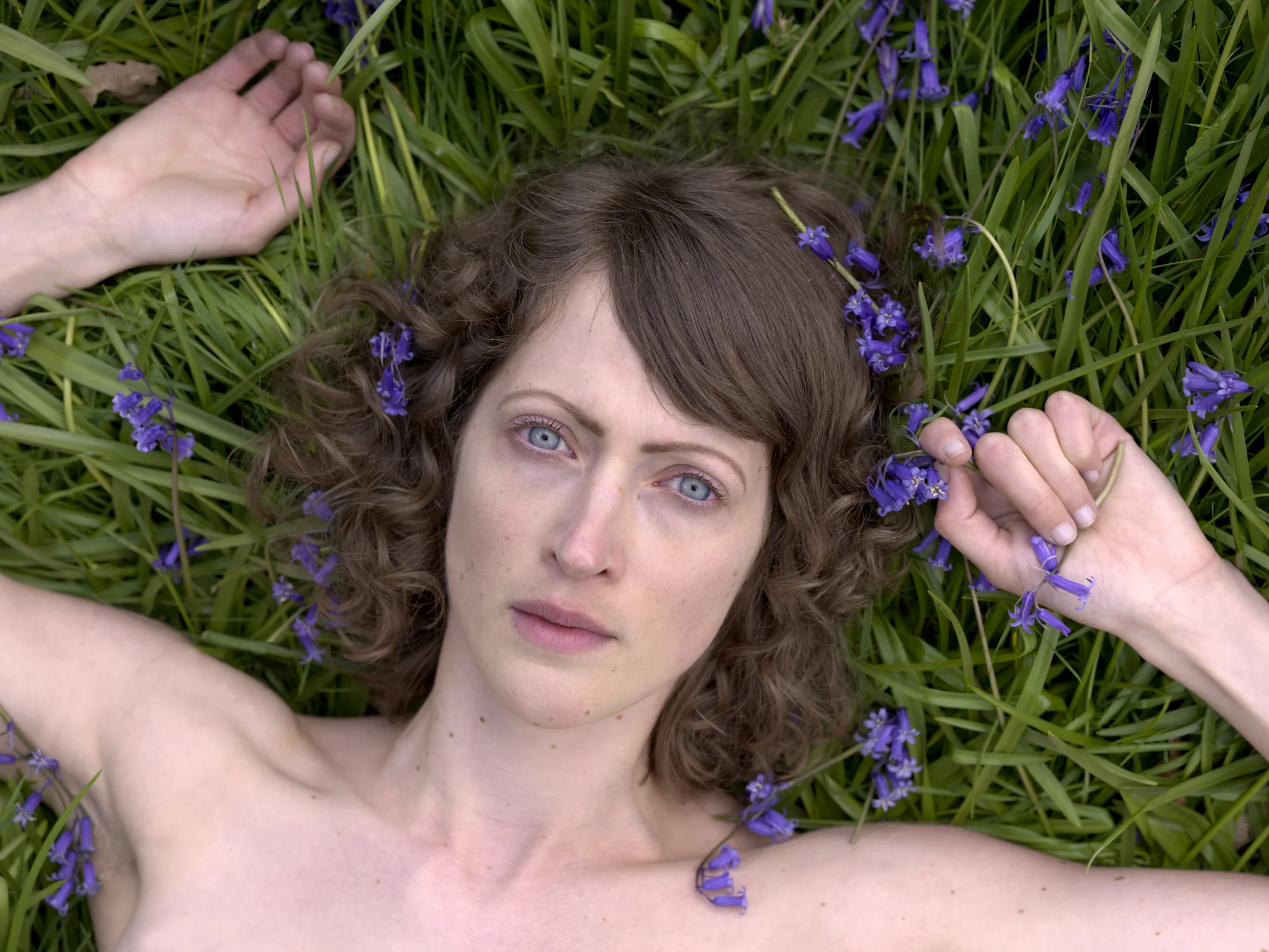 Ellie in the Bluebells.JPG