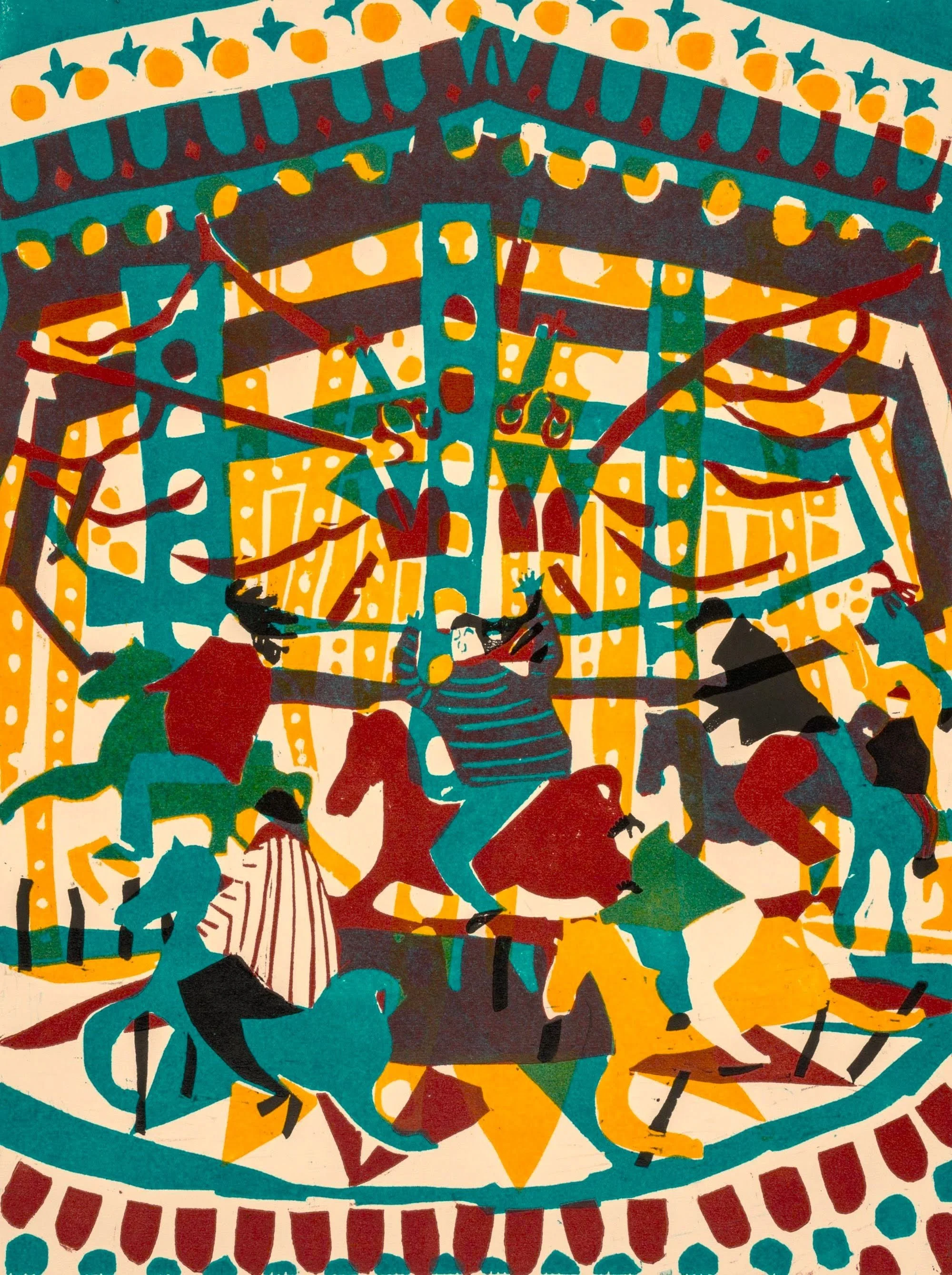 Lisa Takahashi_ Merry Go Round_ Woodcut_70 x 50 cm _ Jo Hounsome Photography.jpg