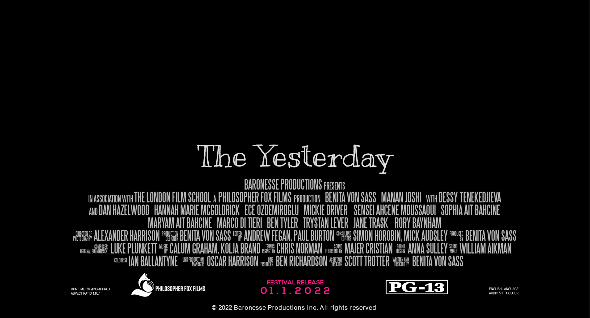 THE YESTERDAY GALLERY - Film Highlights