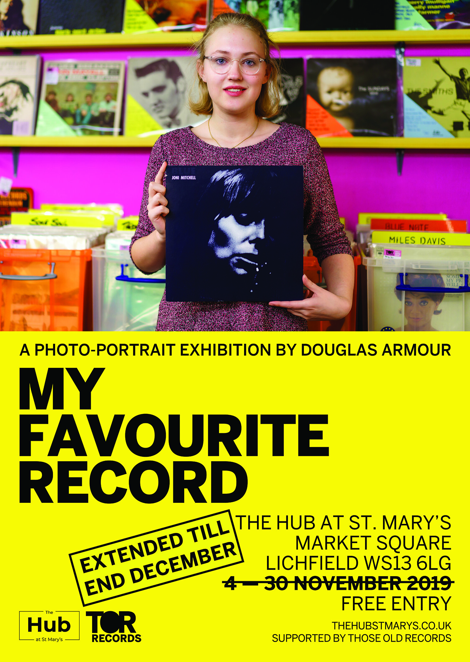 My Favourite Record Exhibition Poster