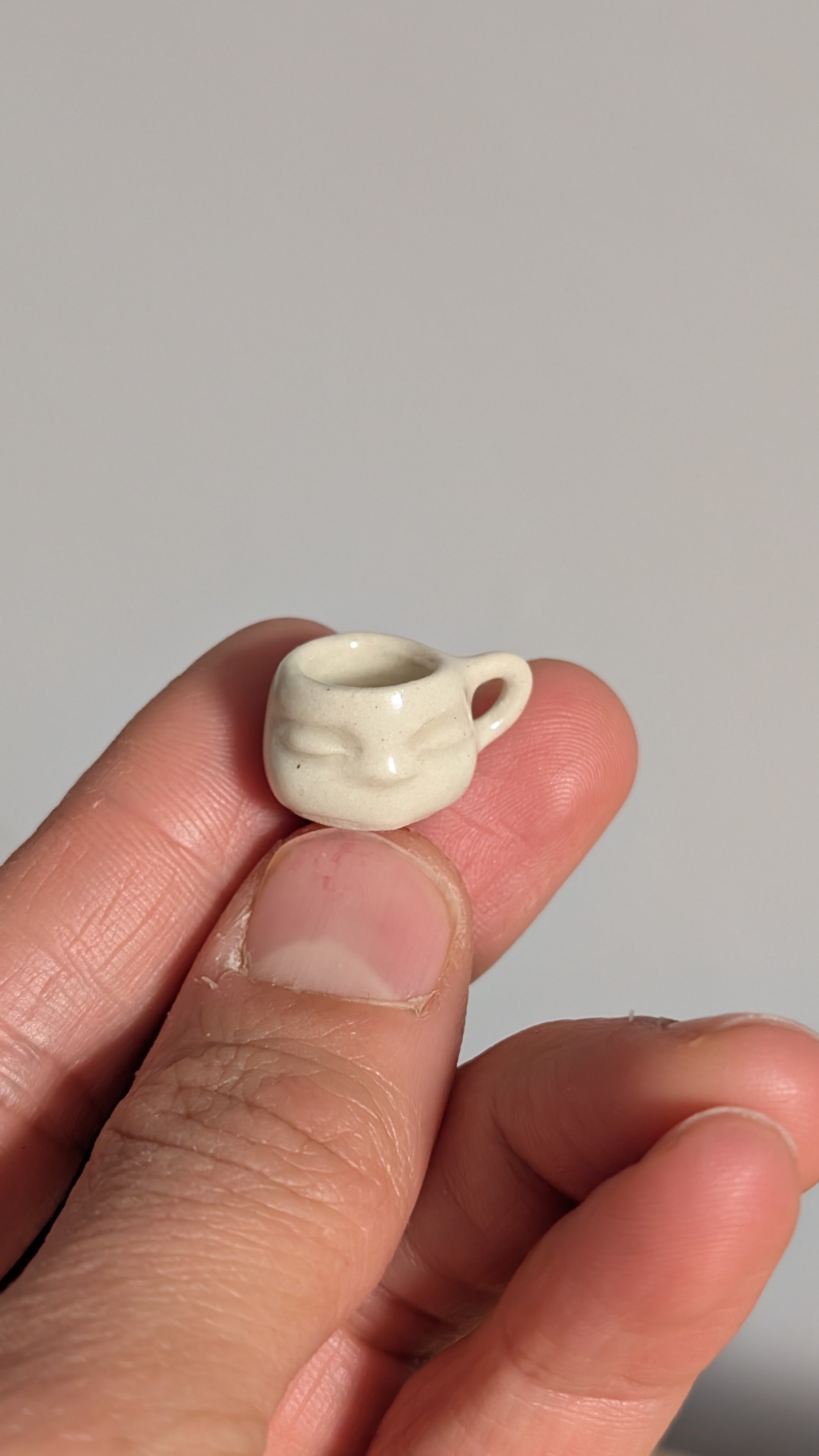 ~0.5" White Mini Dreamer Mug No. 1