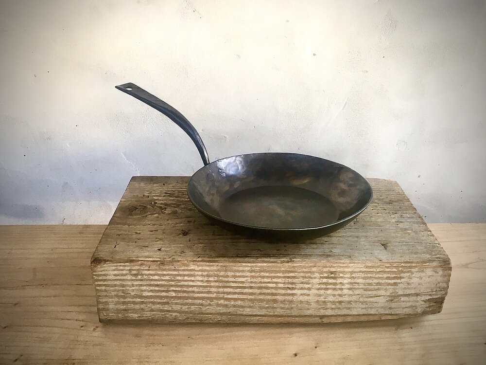 Hand Forged Steel Skillet. 6 Inch Frying Pan. Blacksmith Hand Made. 