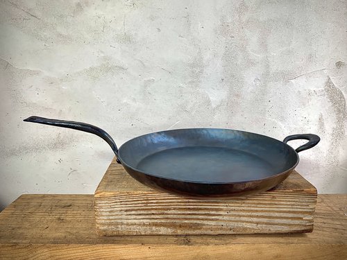 12 Octagon Carbon Steel Skillet - Hand Forged