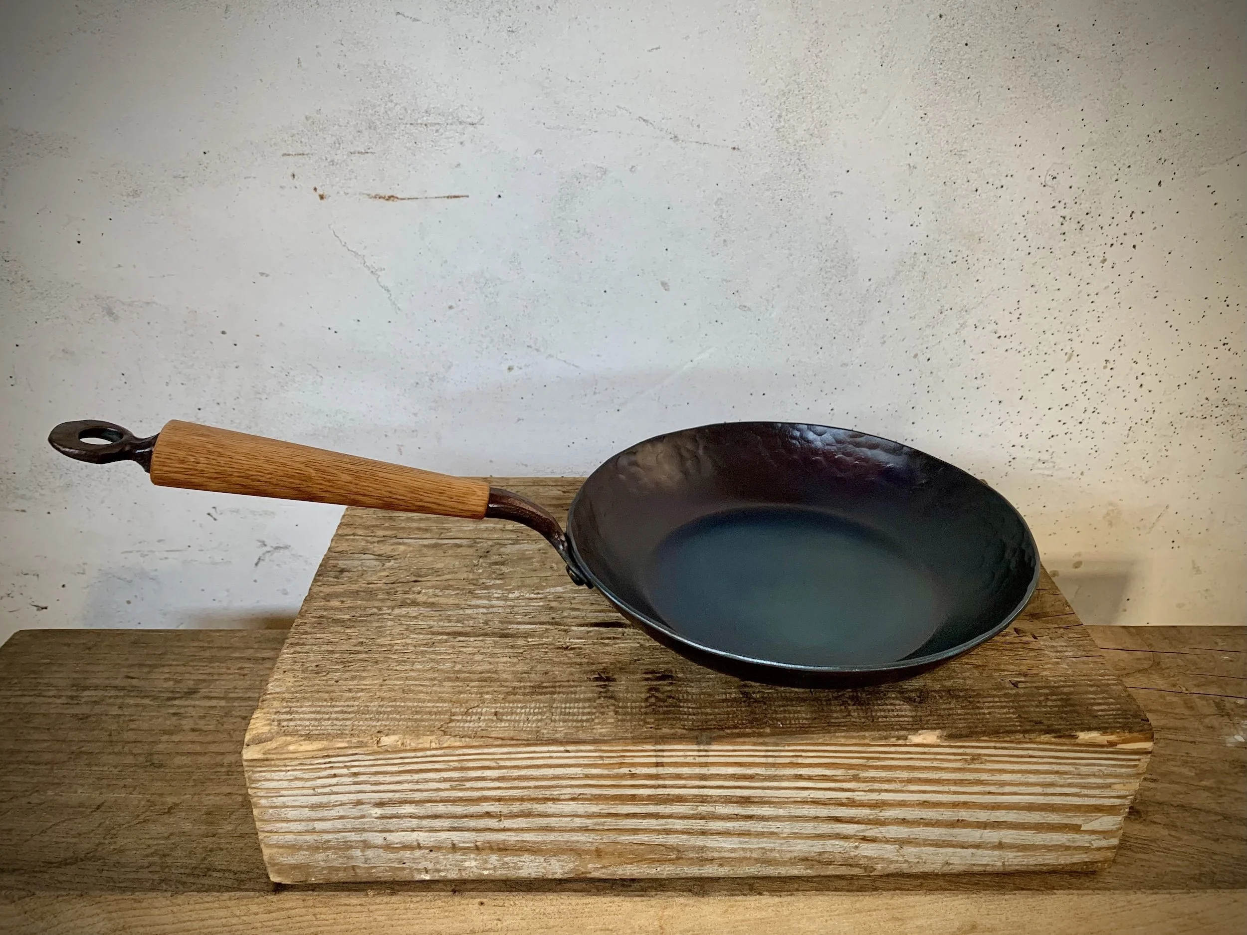 9" Skillet with Wood Handle