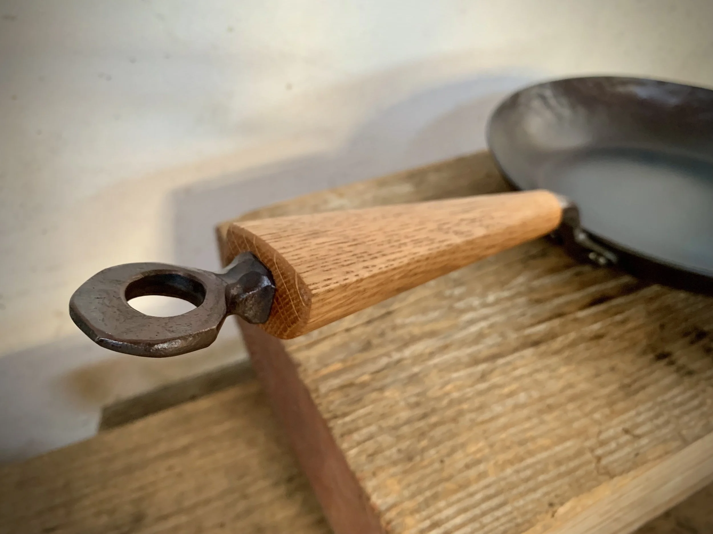 9" Skillet with Wood Handle