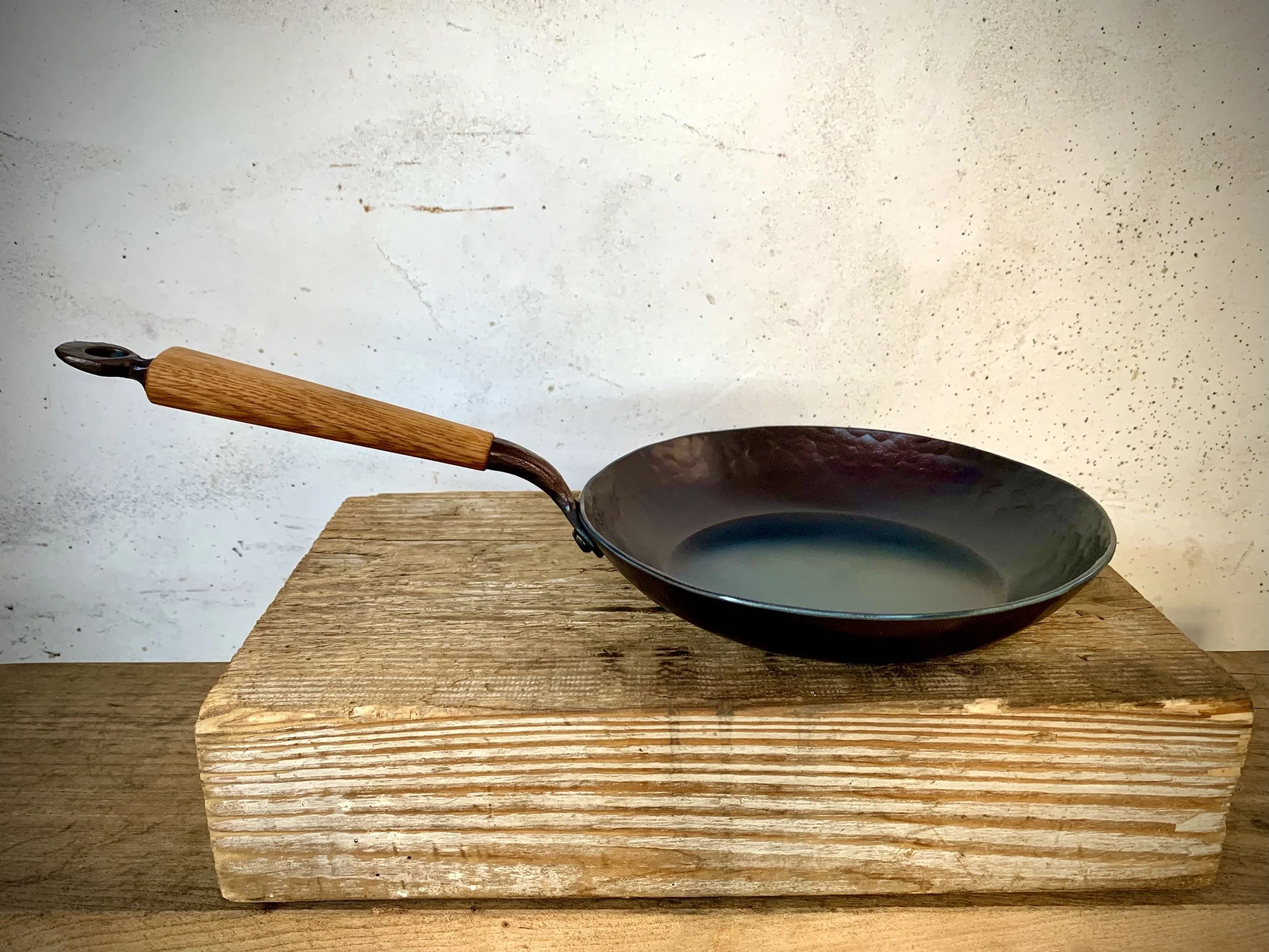 9" Skillet with Wood Handle