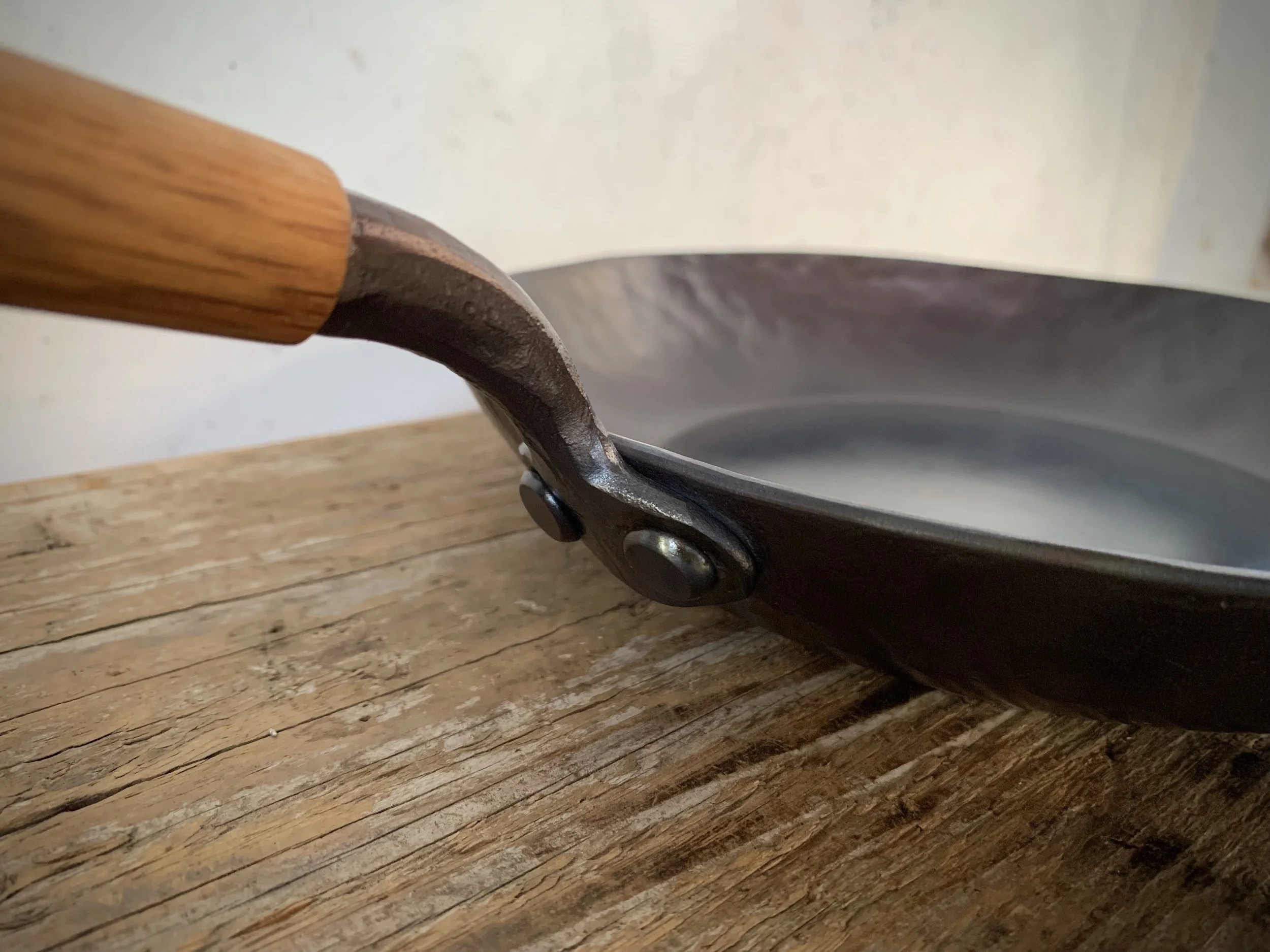 9" Skillet with Wood Handle