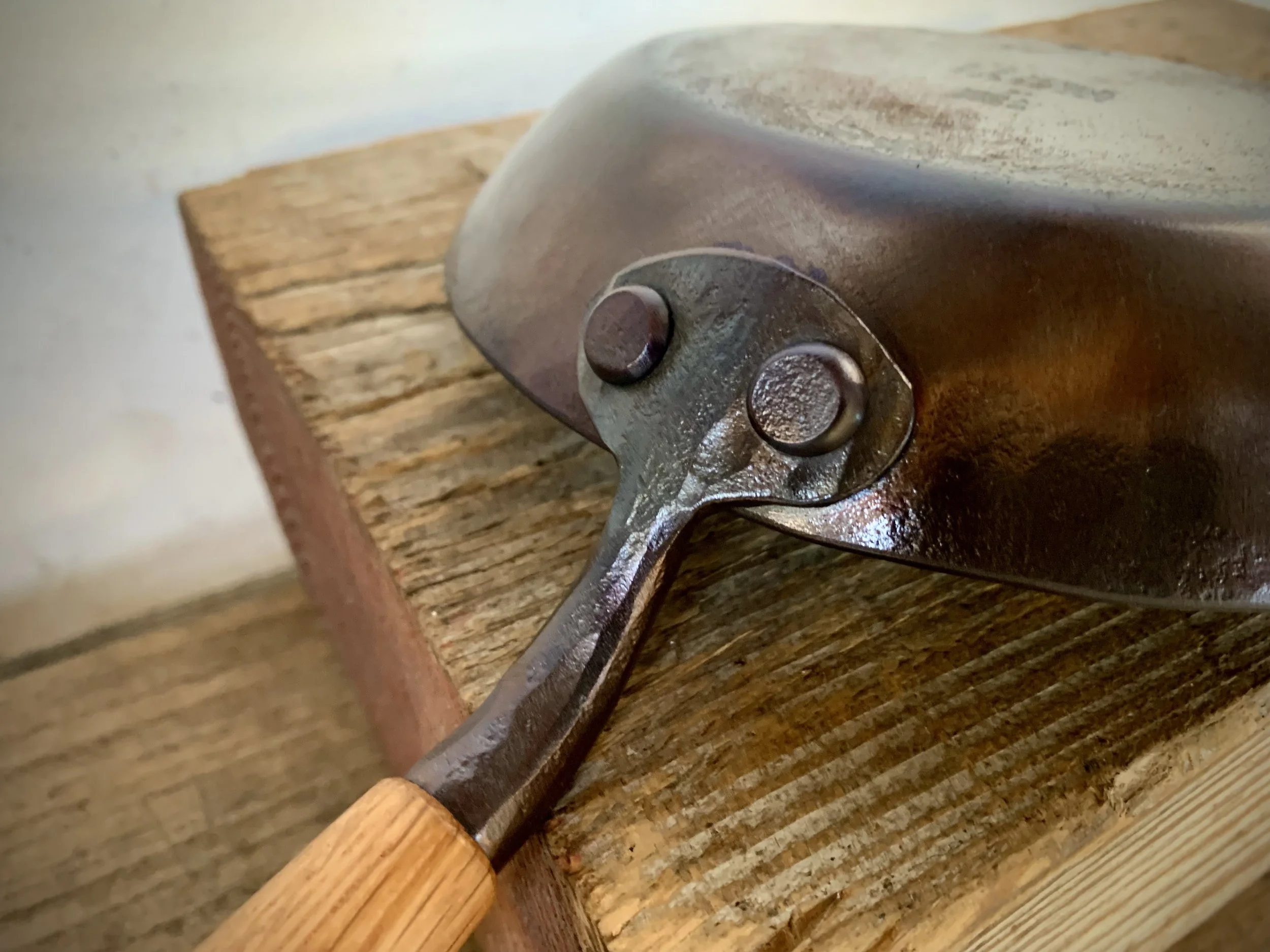7" Skillet with Wood Handle