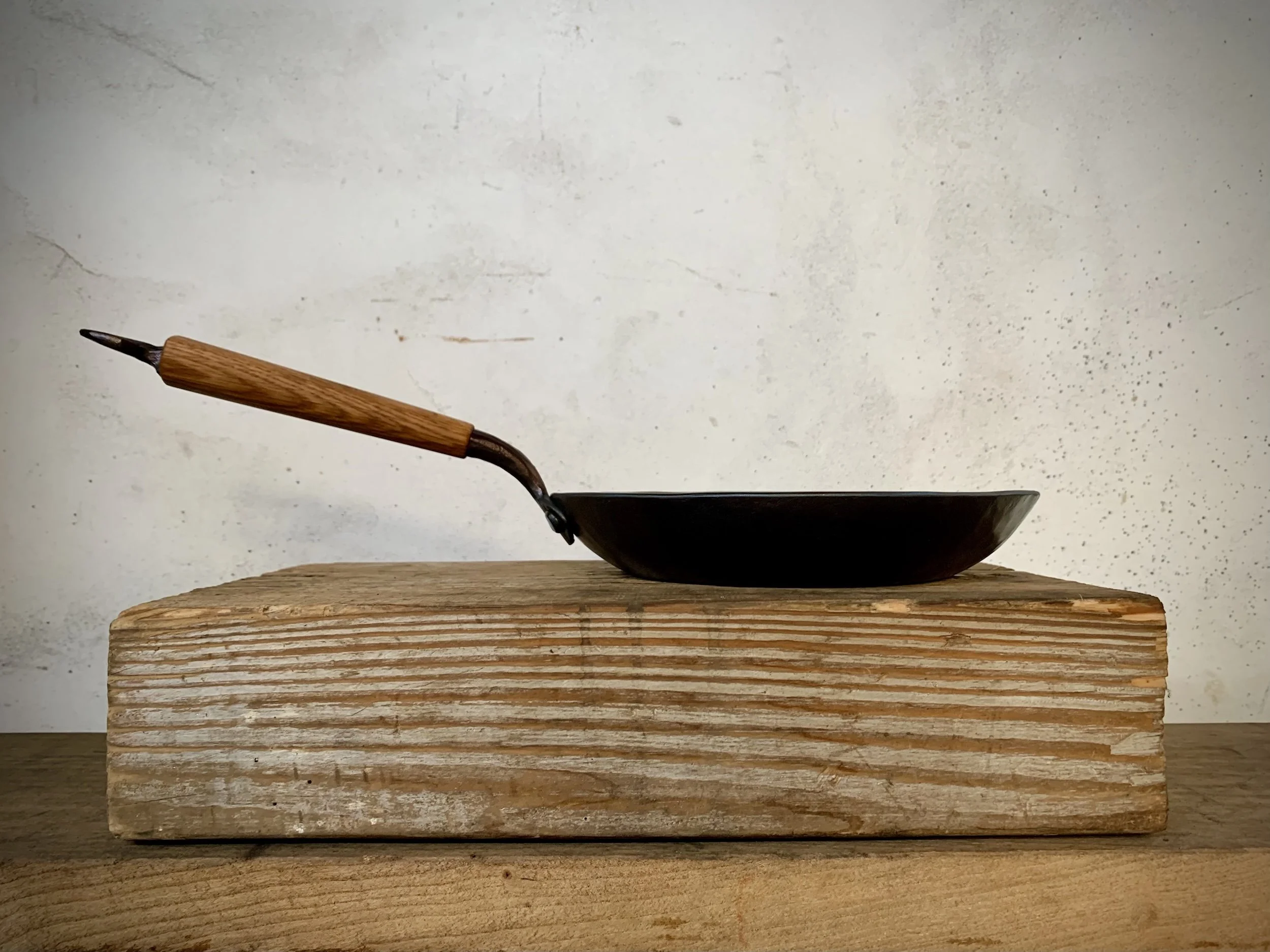 9" Skillet with Wood Handle