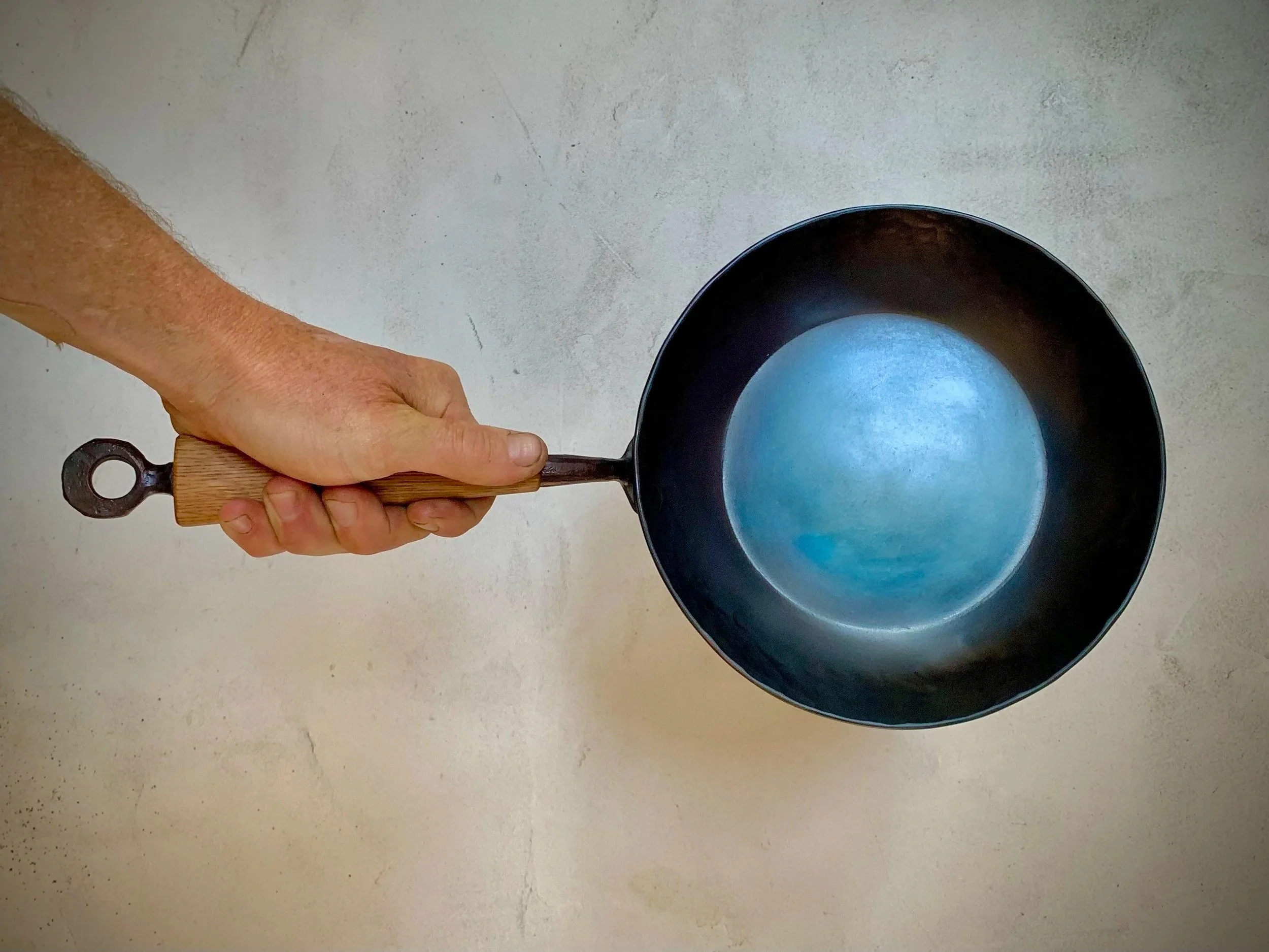 9" Skillet with Wood Handle