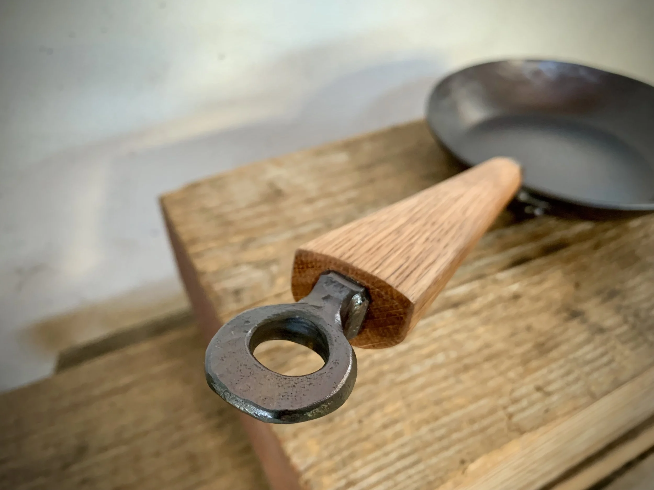 7" Skillet with Wood Handle