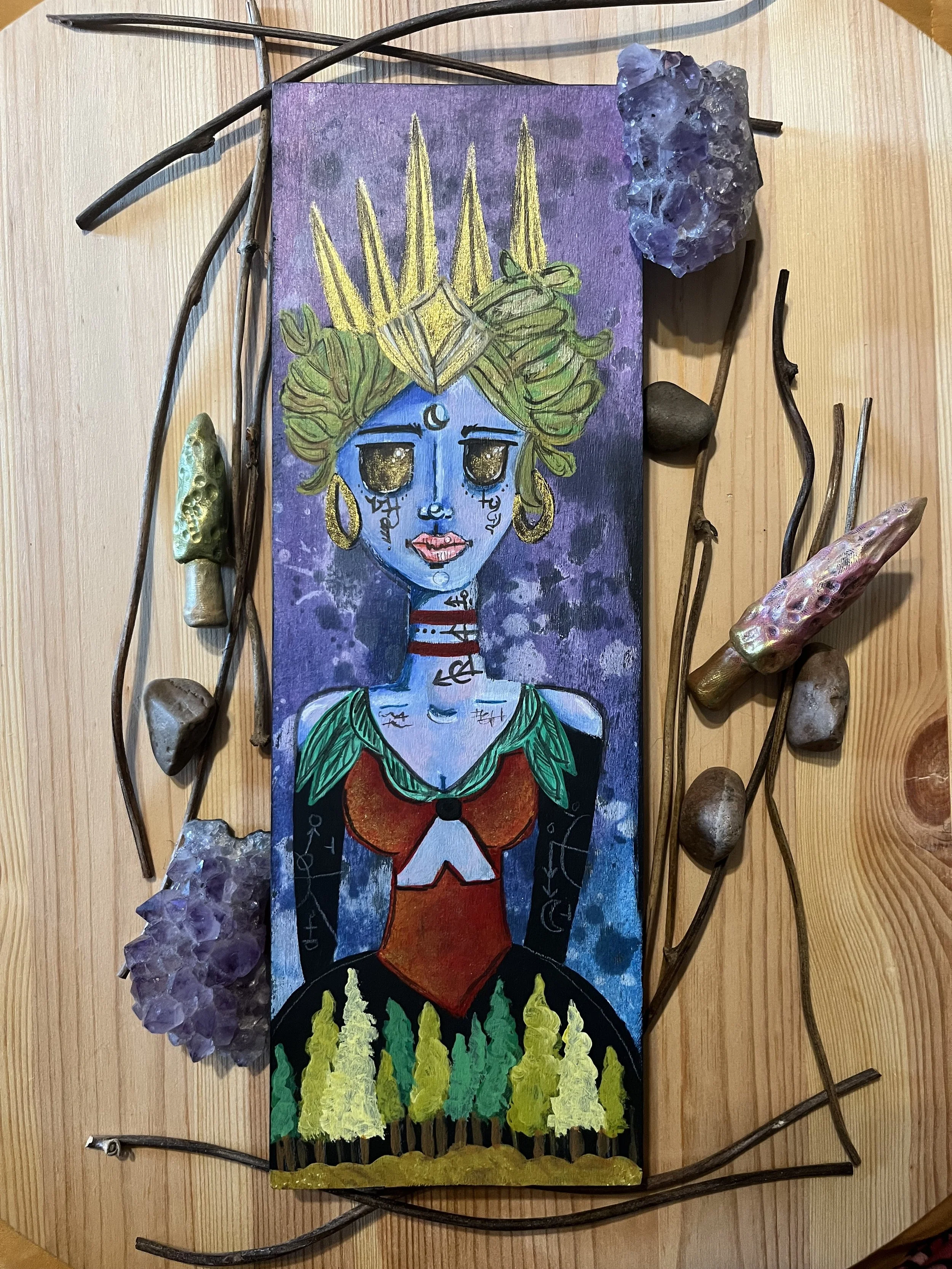 Tree Goddess of Root and Moon