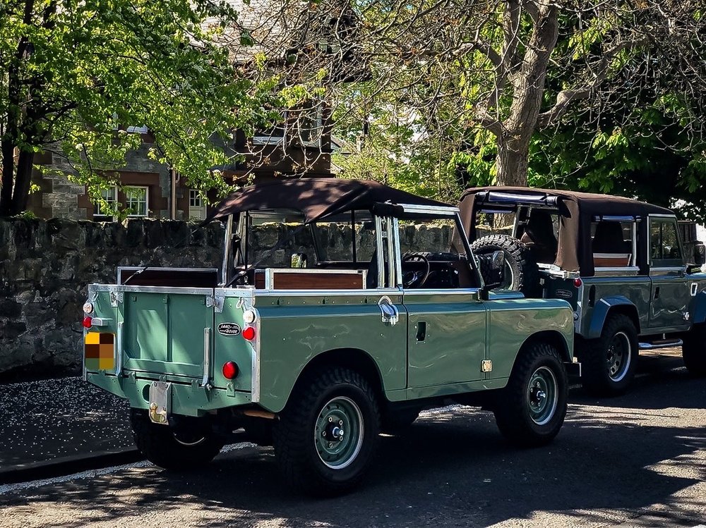 David Beckham Land Rover Defender
