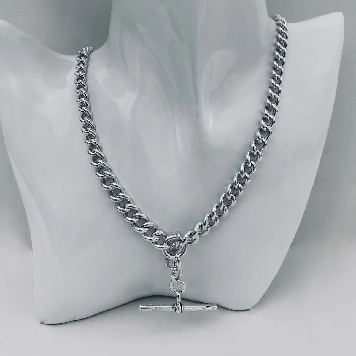 silver albert chain