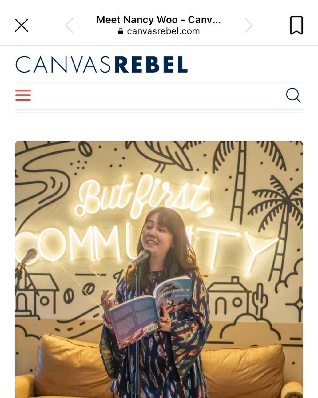 Thanks Canvas Rebel for the shout out! 

I really enjoyed doing this interview about living a full-time creative life. 

Link in bio.