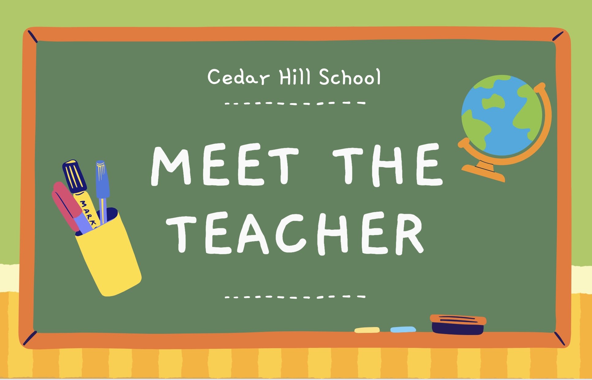 Meet the Teacher: Sept 3rd