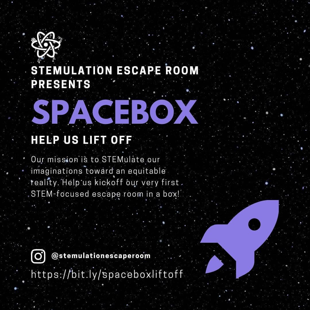 Over the last few months, we have been hard at work developing our first installment of escape boxes...SpaceBox! Wanna help us lift off? Check out the link in our bio.
-
#escaperoom #STEMulation #STEM #spacebox #gofundme #liftoff