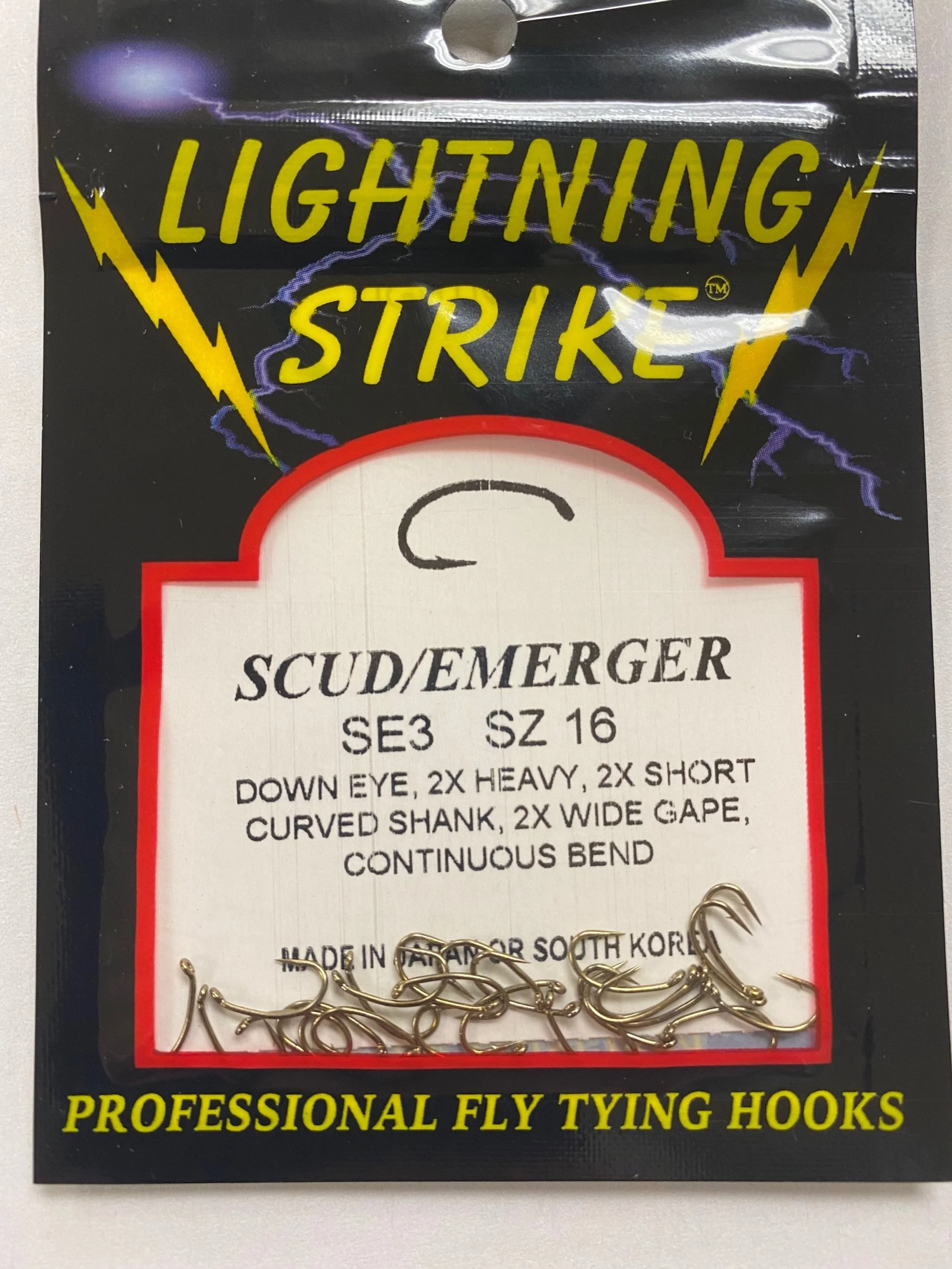 Lightning Strike Scud/Emerger Hooks SE3