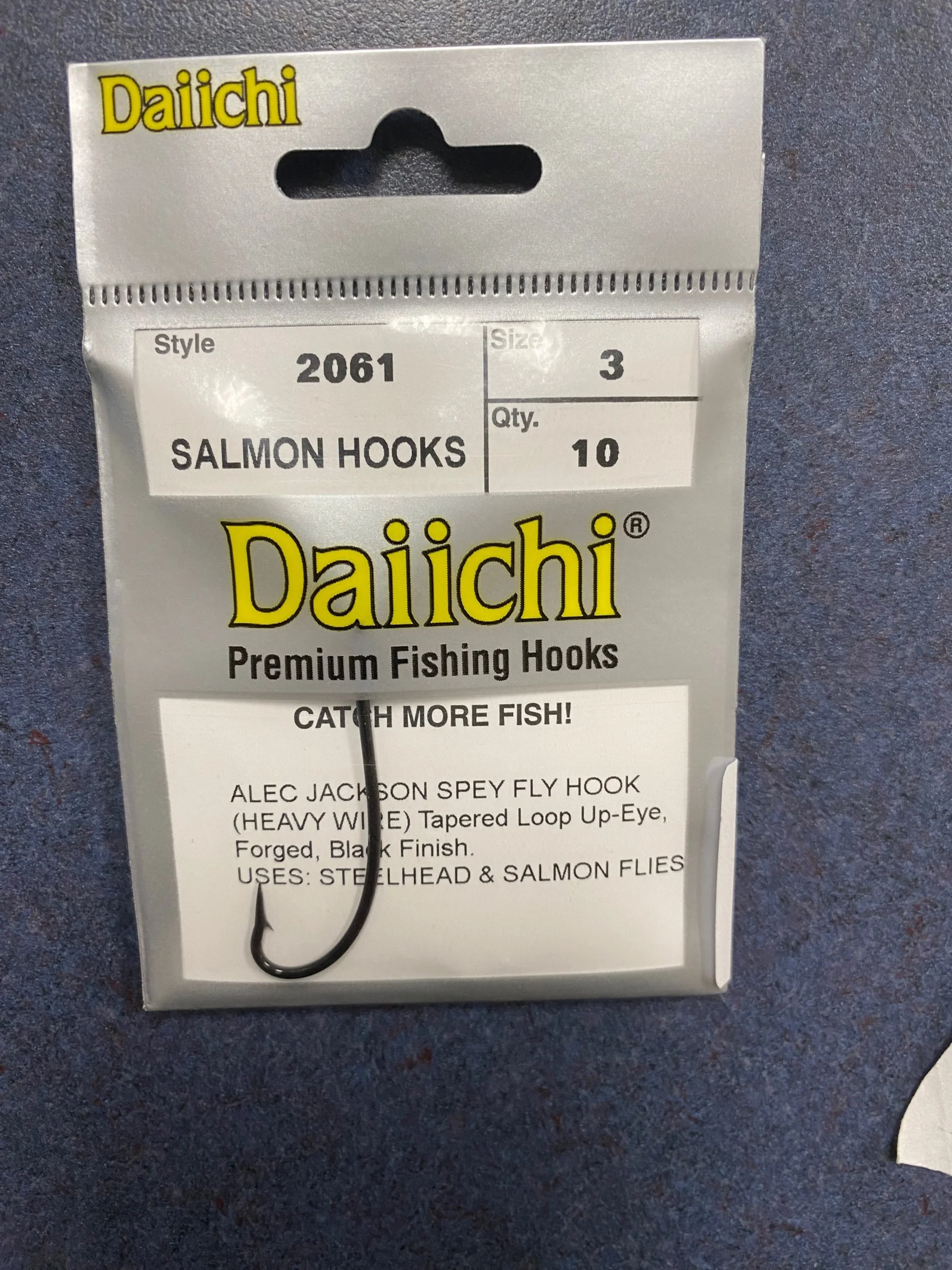 Alec Jackson Heavy Wire Spey Hooks - Black  Rogue Valley Anglers