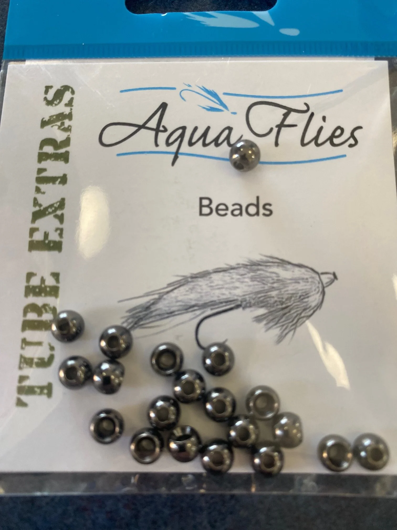 tube fly beads