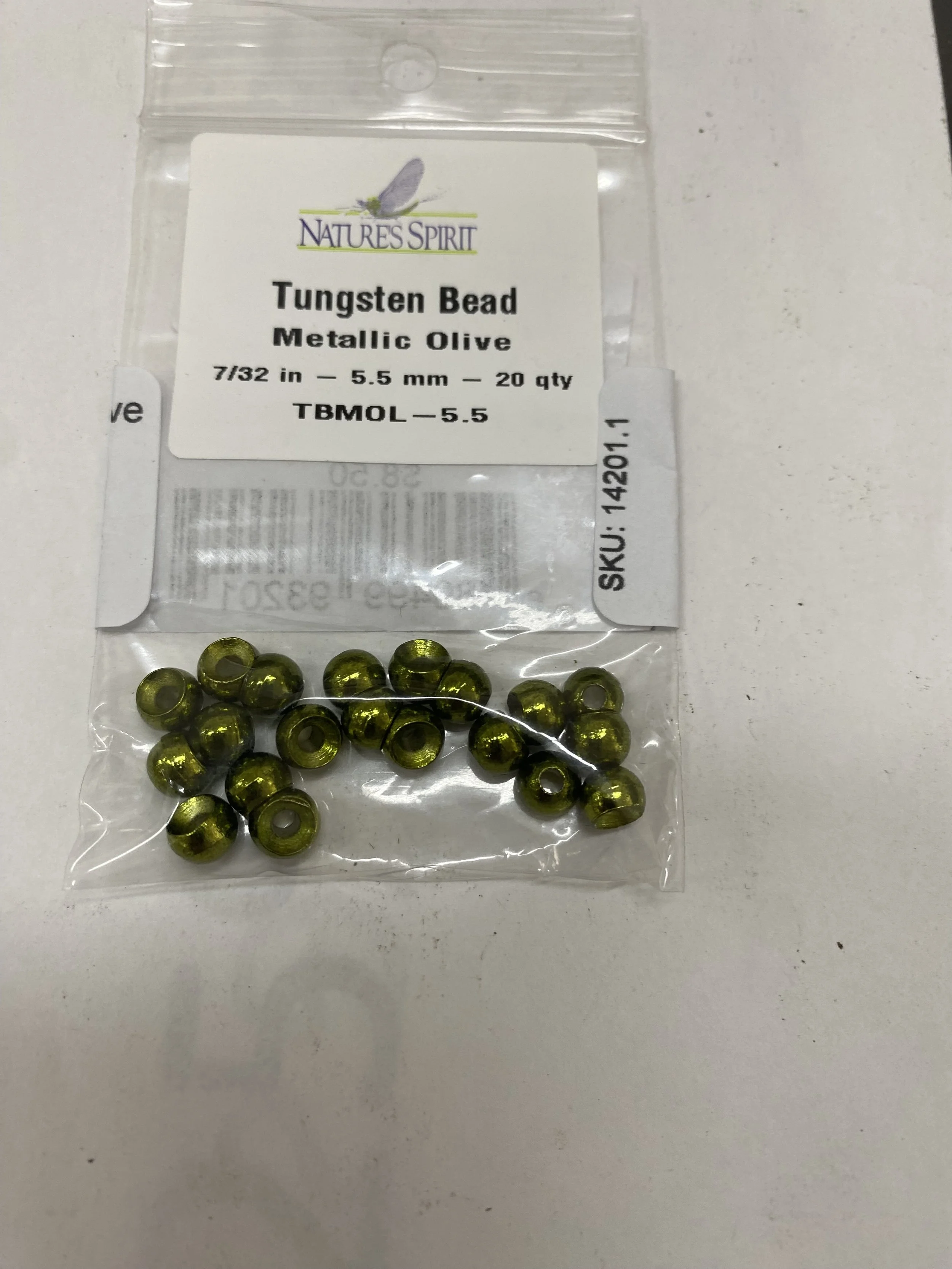 7/32" (5.5 mm) Plummeting Tungsten Beads - All Colors