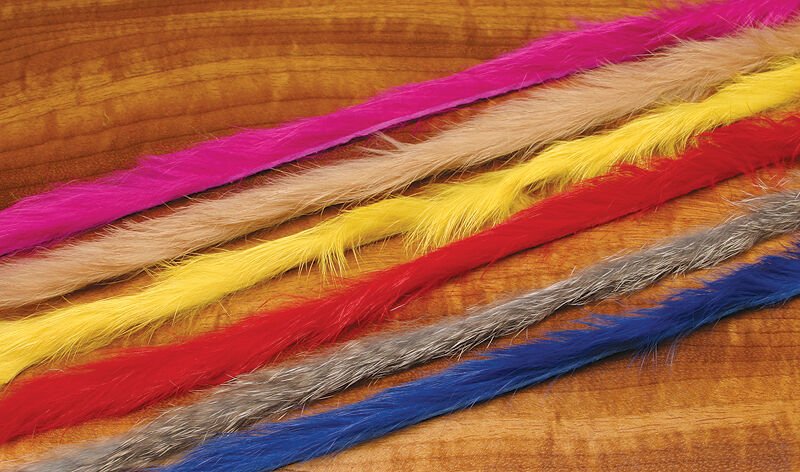 micro rabbit strips fly tying