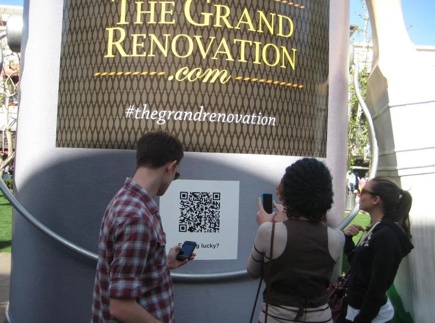    The massive paint can became our symbol for the renovation, using it as a teaser in all of our outdoor and transit key markets. 