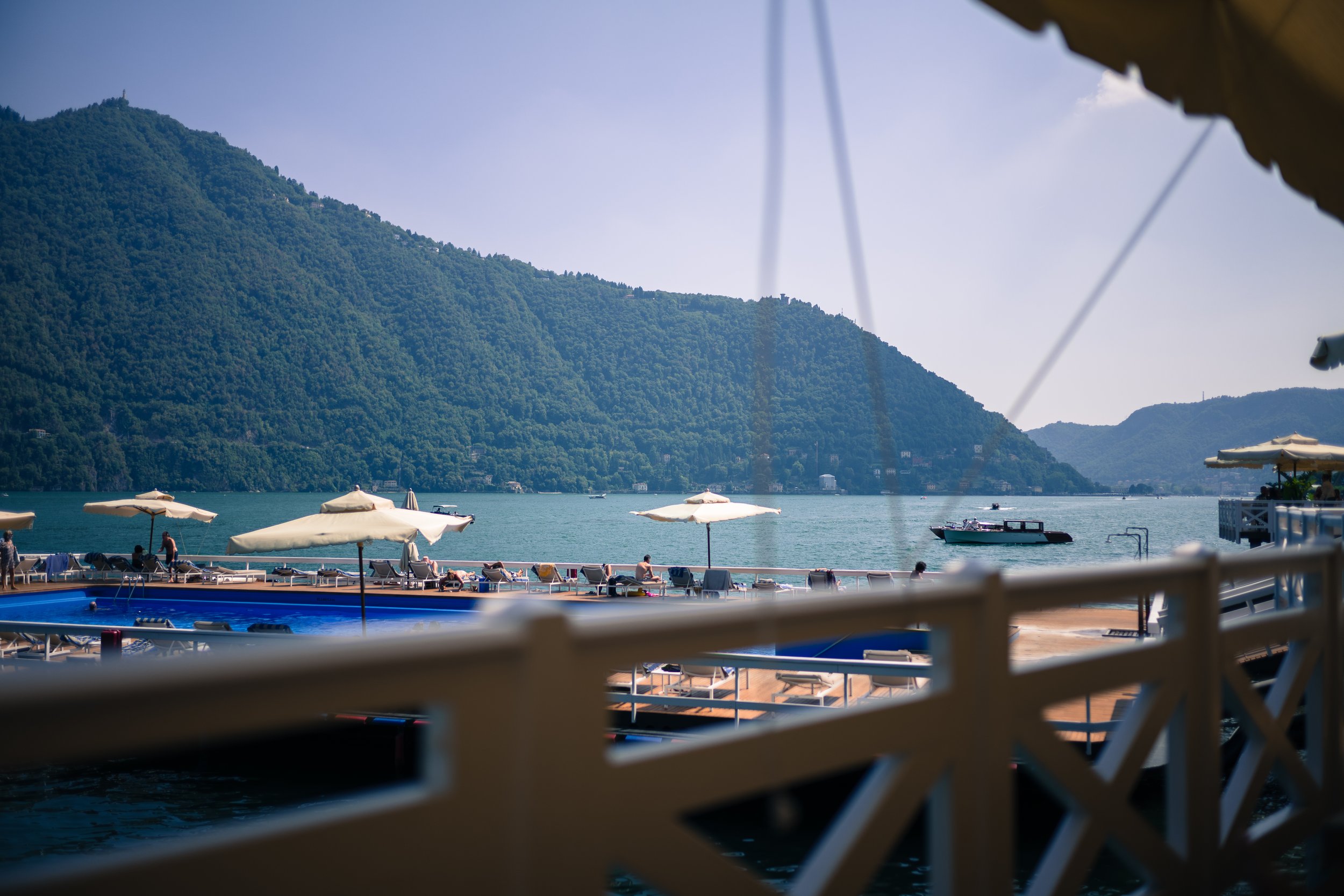 Floating... Cernobbio, Italy