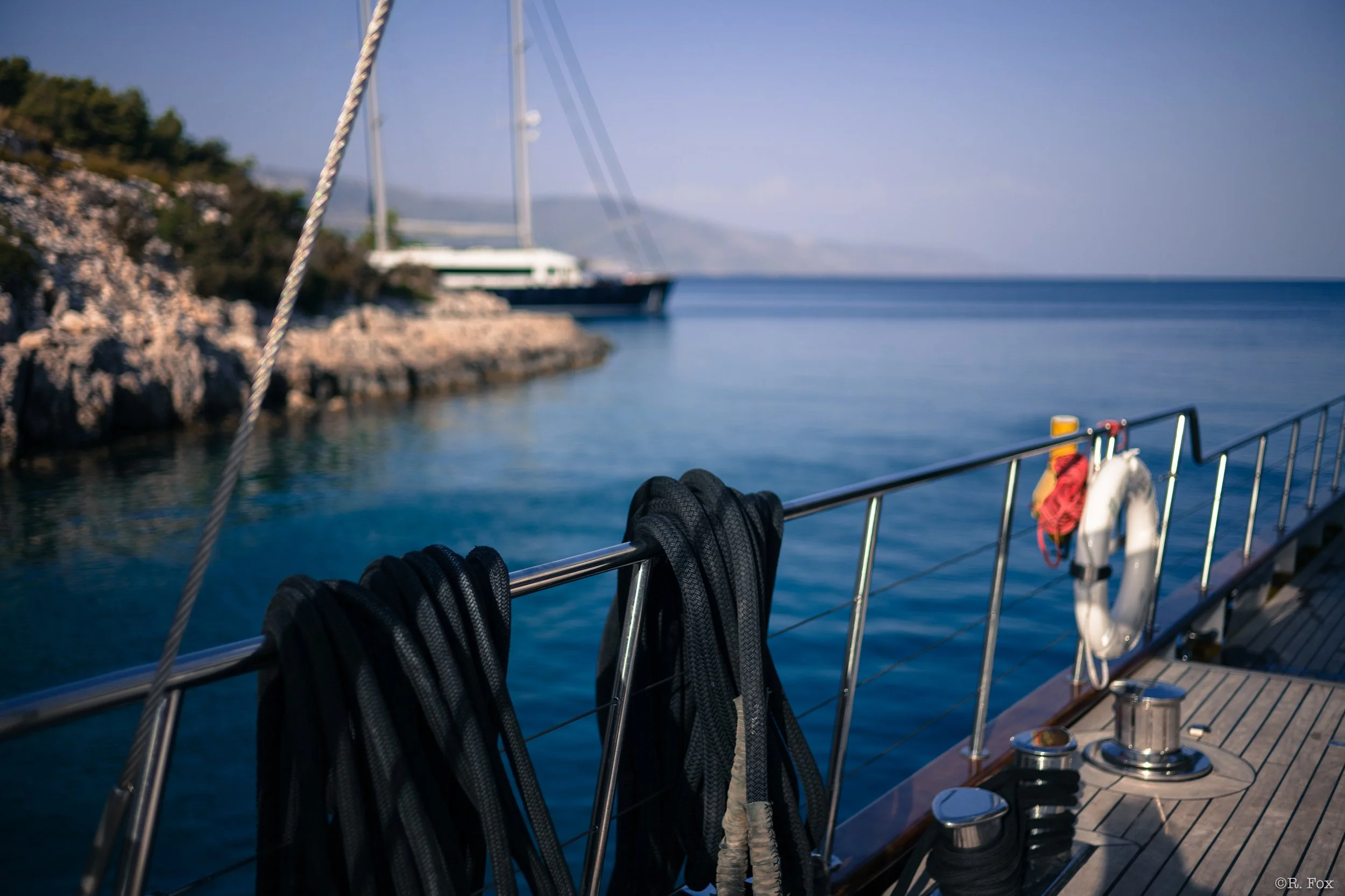 At anchor... Hvar Island, Croatia