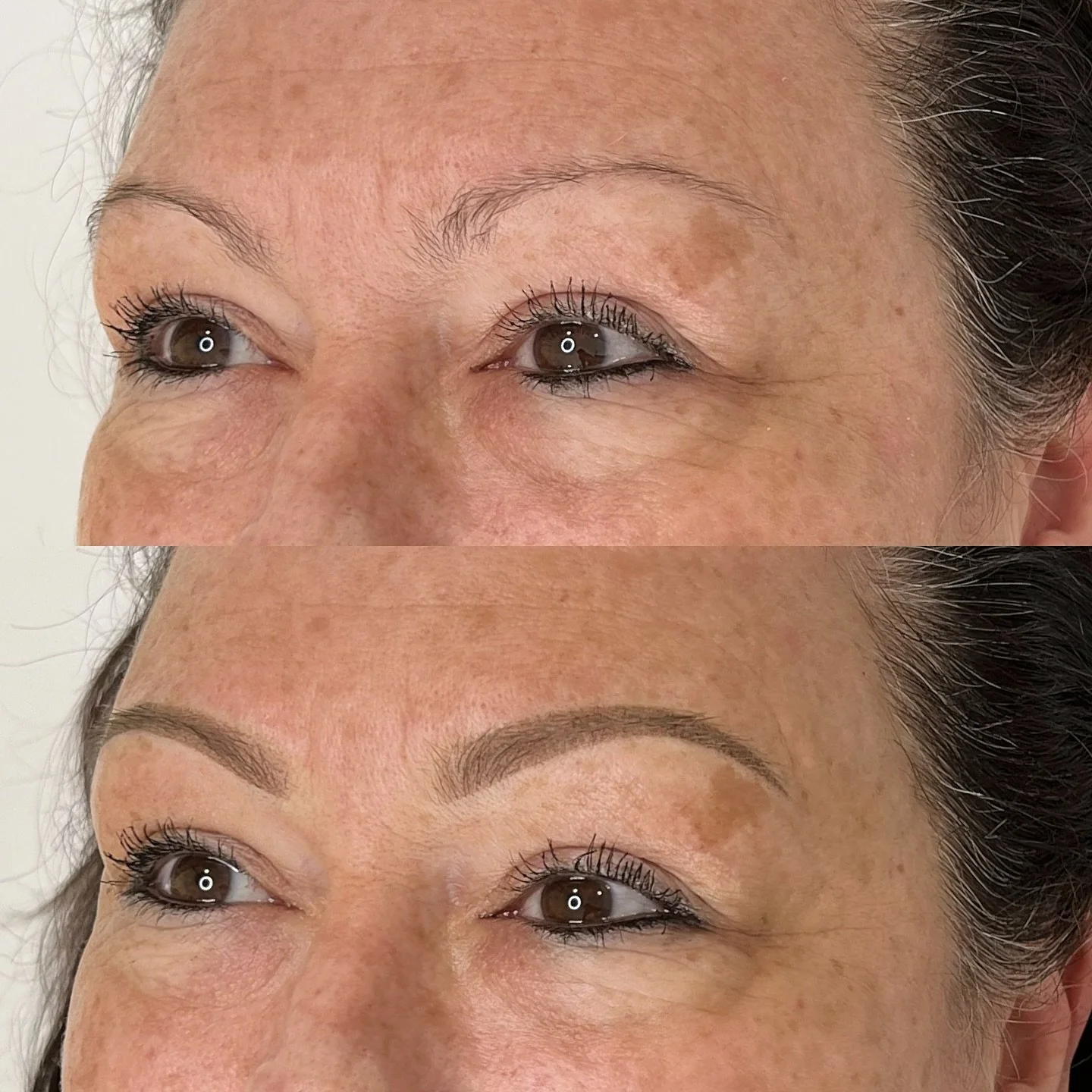 Every brow that walks out of my studio is 100% unique to that clients face. 
Brow bones and natural brow hair are what determines my outcome, I could never do the same brow on each client. I will always follow my clients features and use the hair/sha